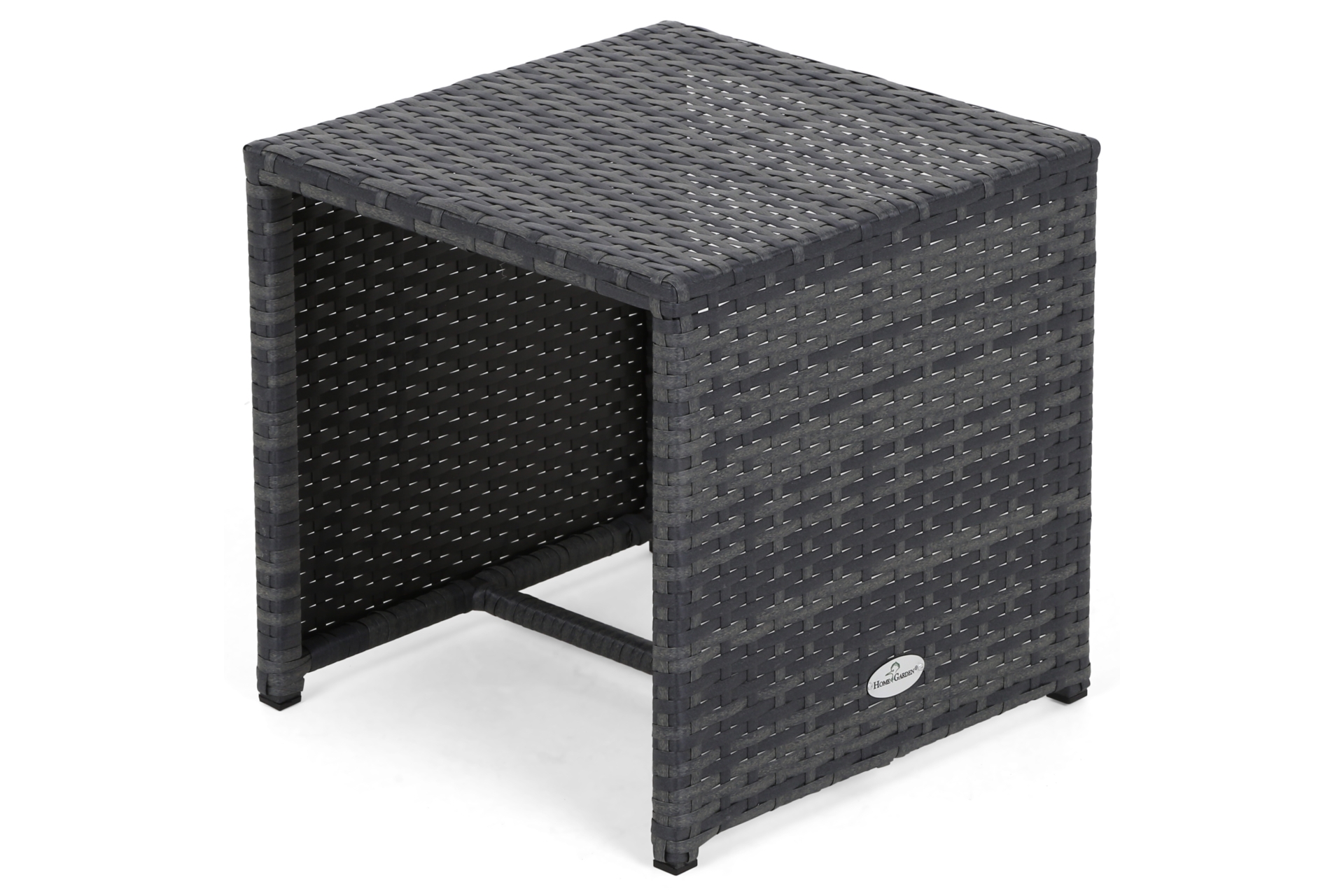 Zestaw leżaków ogrodowych z technorattanu Bora Bora Grey / Grey Melange ze stolikiem