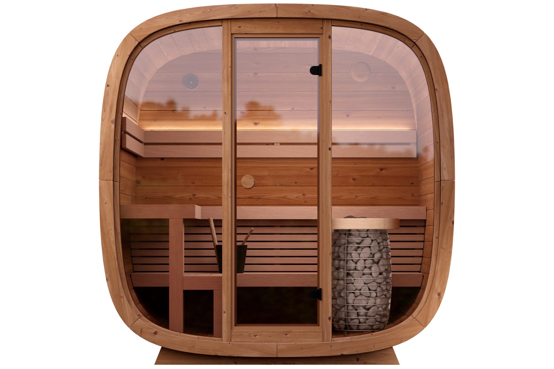 Sauna fińska zewnętrzna Leil® Saunas Dice Pocket 4-osobowa