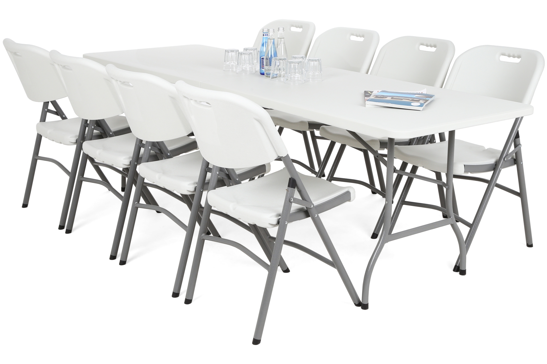 Zestaw mebli cateringowych 244 cm 8+1