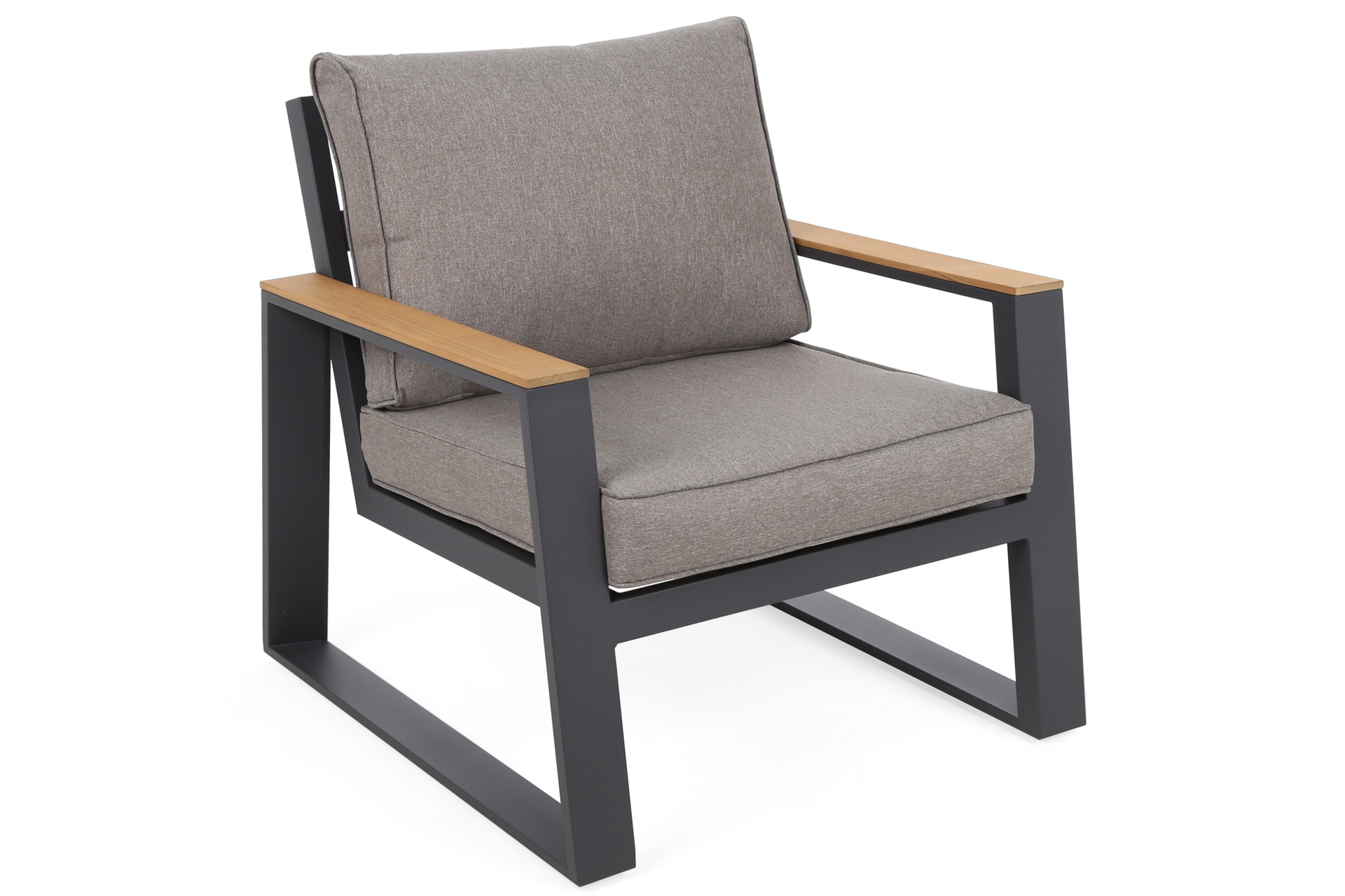 Meble ogrodowe aluminiowe Rimini Dark Grey / Beige Melange