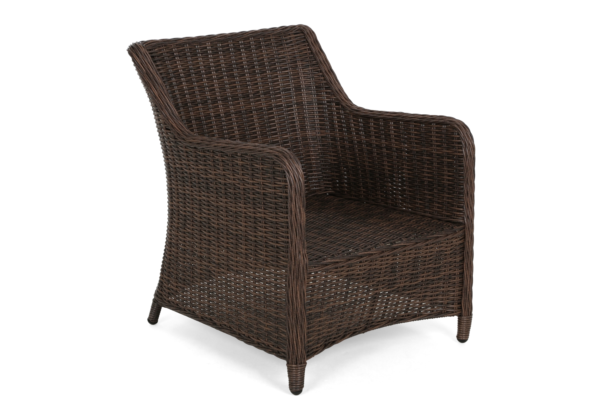 Narożny zestaw mebli ogrodowych prawy California Brown Mat / Brown Melange