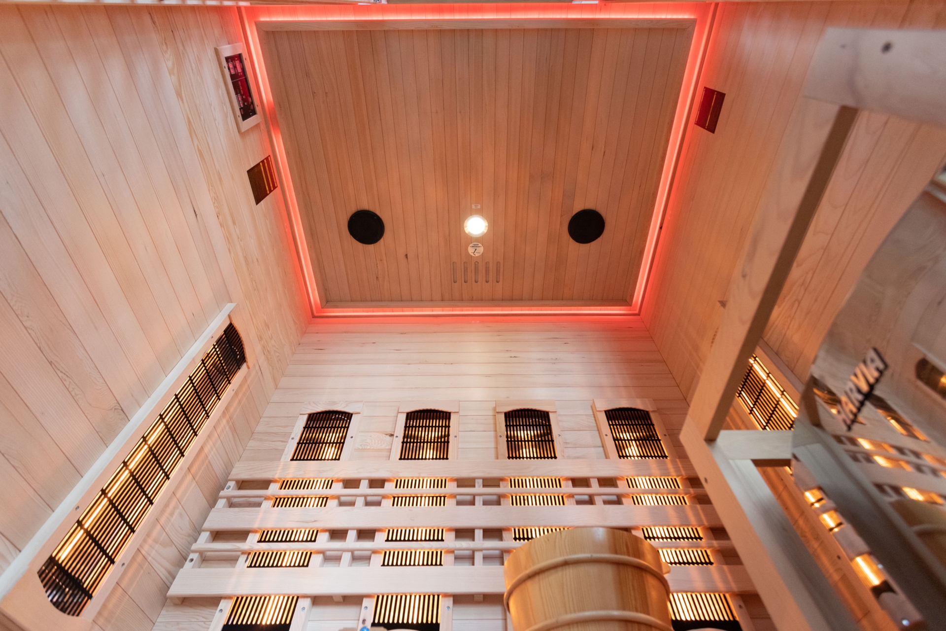 Sauna hybrydowa Nordum Combi 3-osobowa naturalna - fińska i infrared Sauna hybrydowa Nordum Combi 3-osobowa naturalna