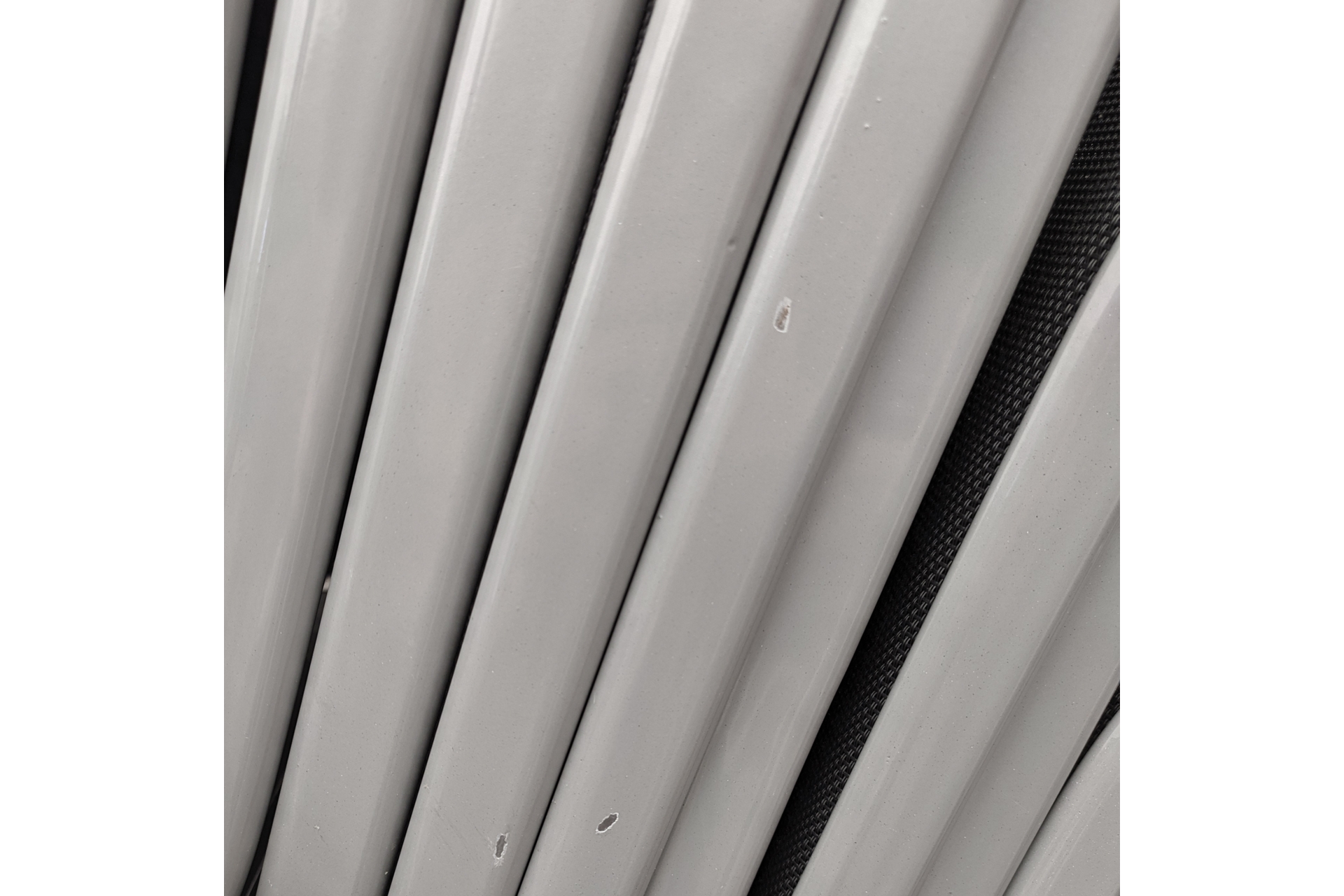 Krzesło metalowe ogrodowe Sevilla Silver / Black II. gatunek