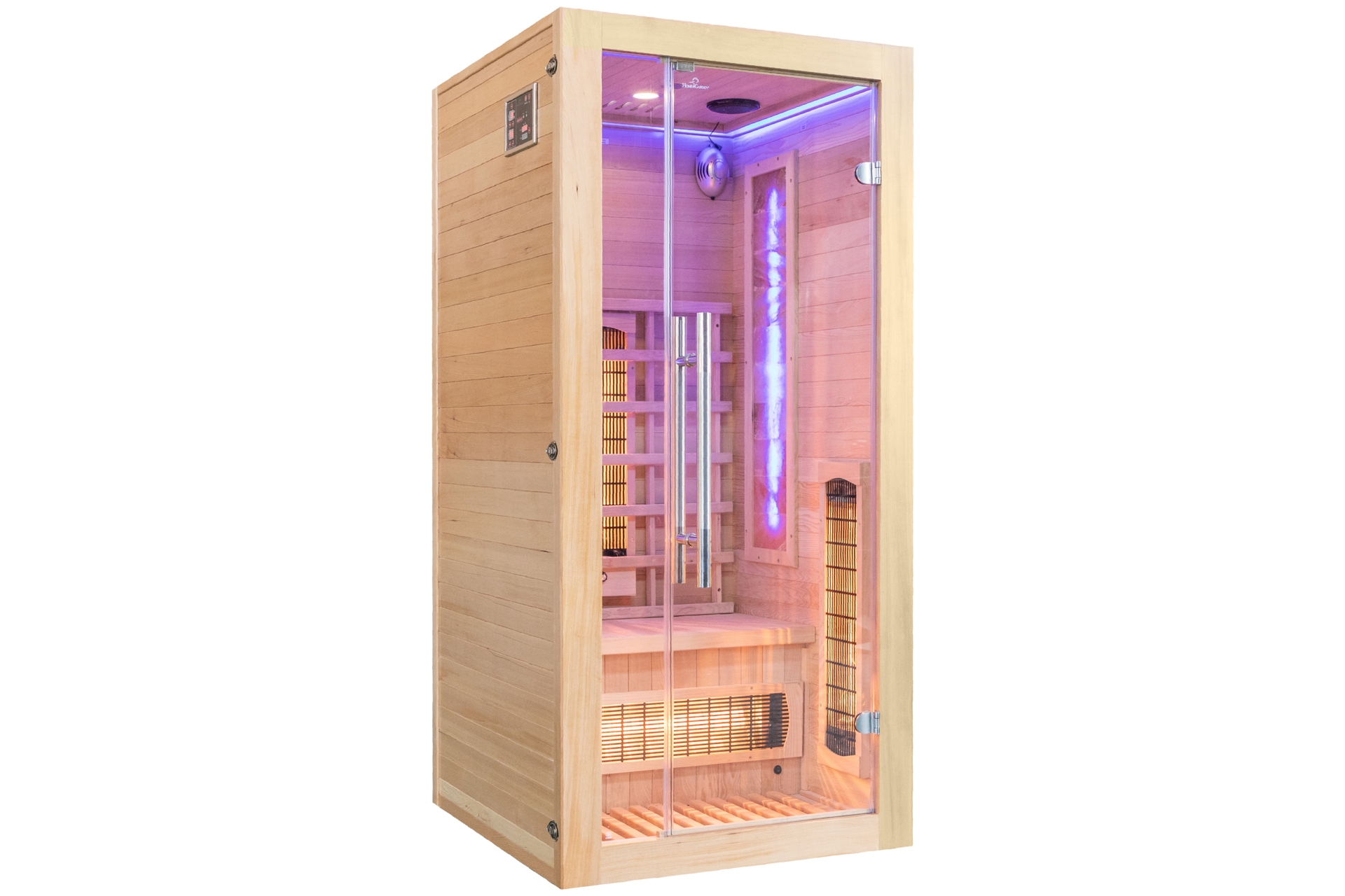 Sauna infrared Nordum Solea 1-osobowa naturalna - z jodły kanadyjskiej Sauna infrared Nordum Solea 1-osobowa naturalna