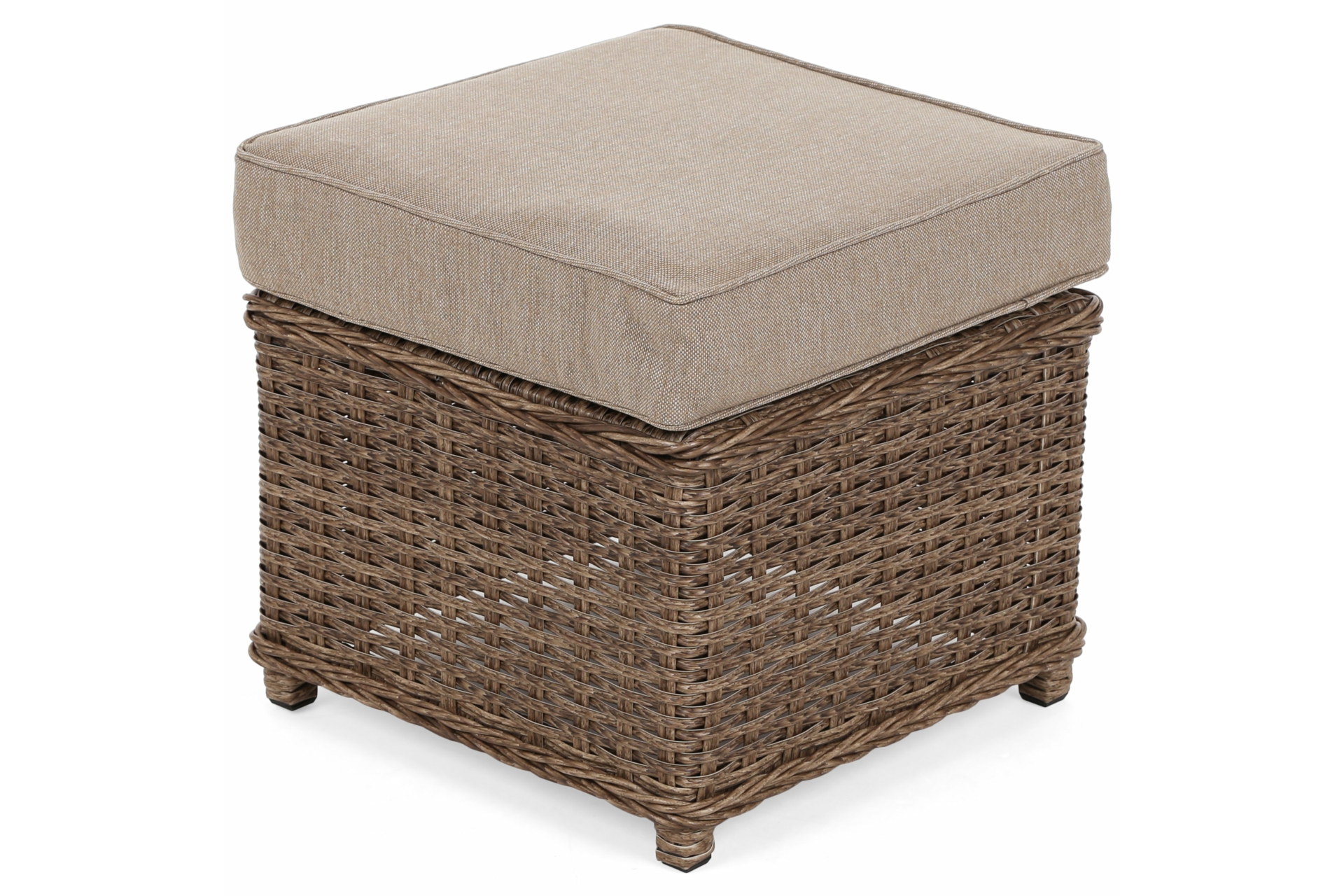 Meble ogrodowe technorattanowe Bergamo Elegant Ginger / Brown Melange - dla 7 osób Meble ogrodowe technorattanowe Bergamo Elegant Ginger / Brown Melange