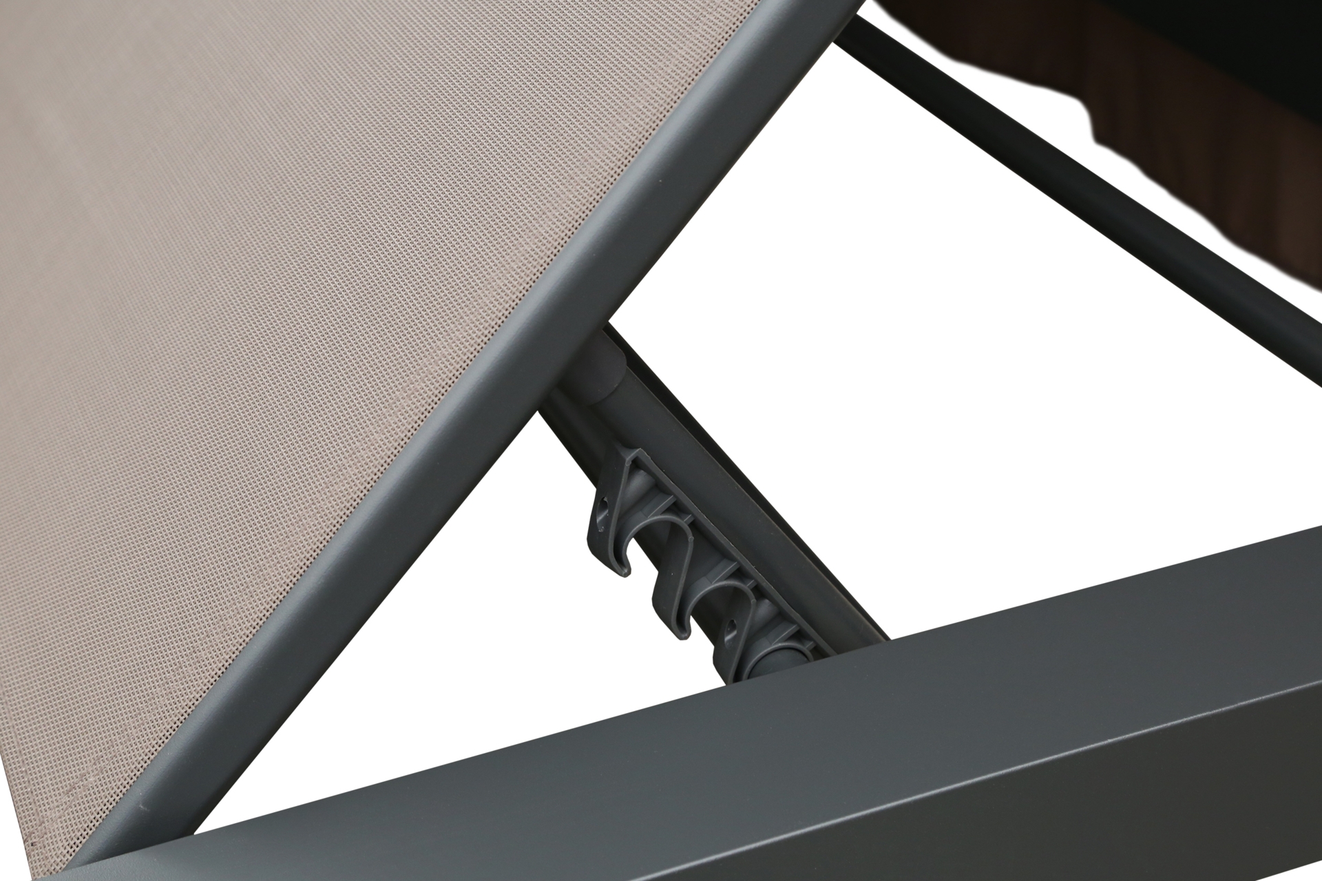 Łóżko ogrodowe Bali Grey / Brown Melange