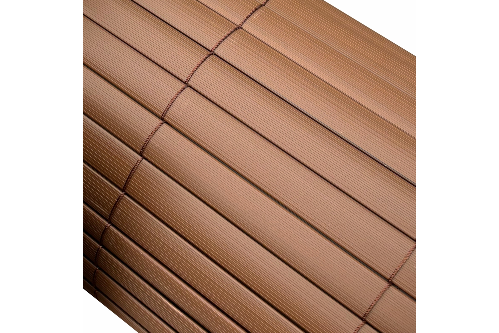 Mata PVC na ogrodzenie 200 x 500 cm brązowa