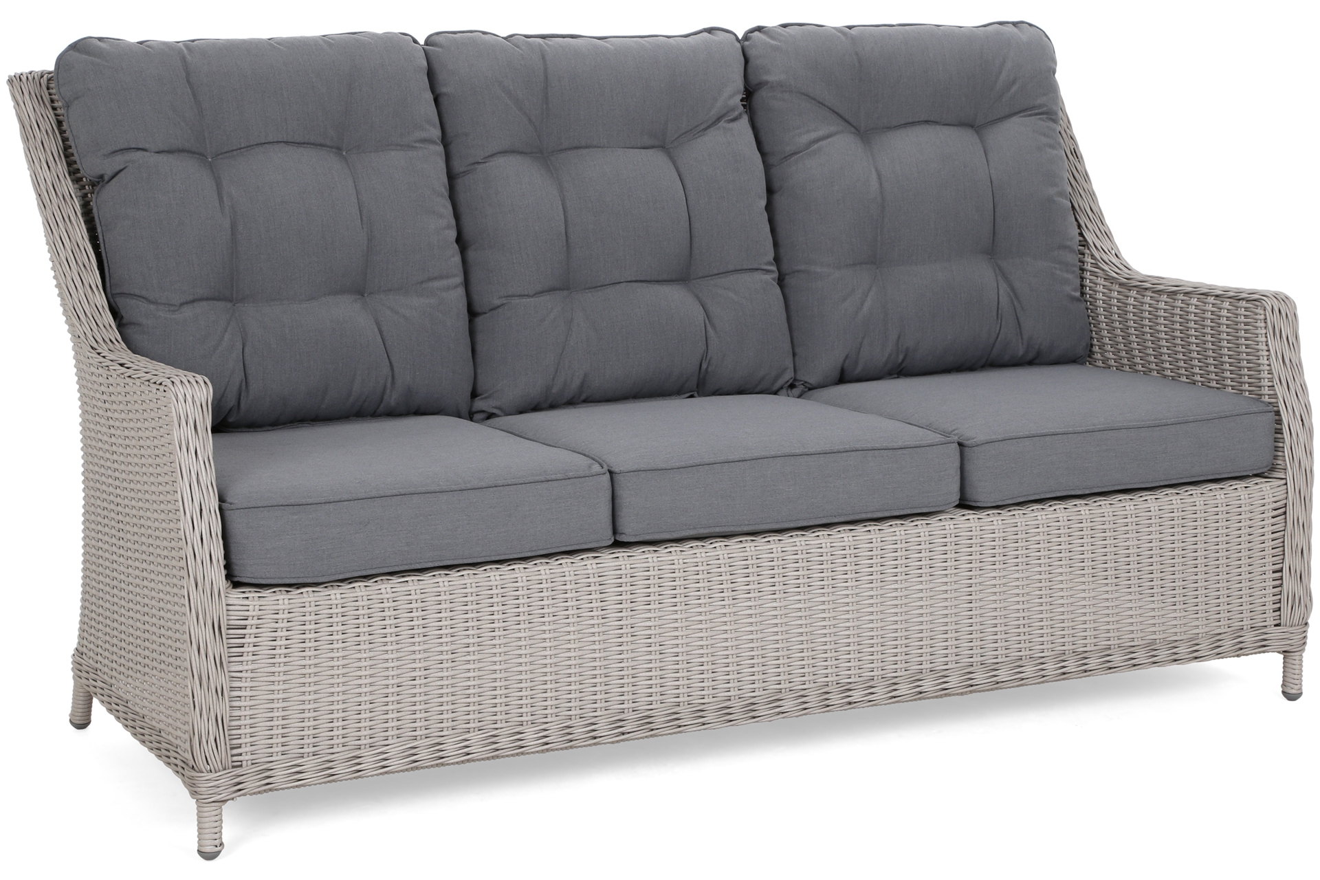 Meble ogrodowe technorattanowe Alicante White / Grey 