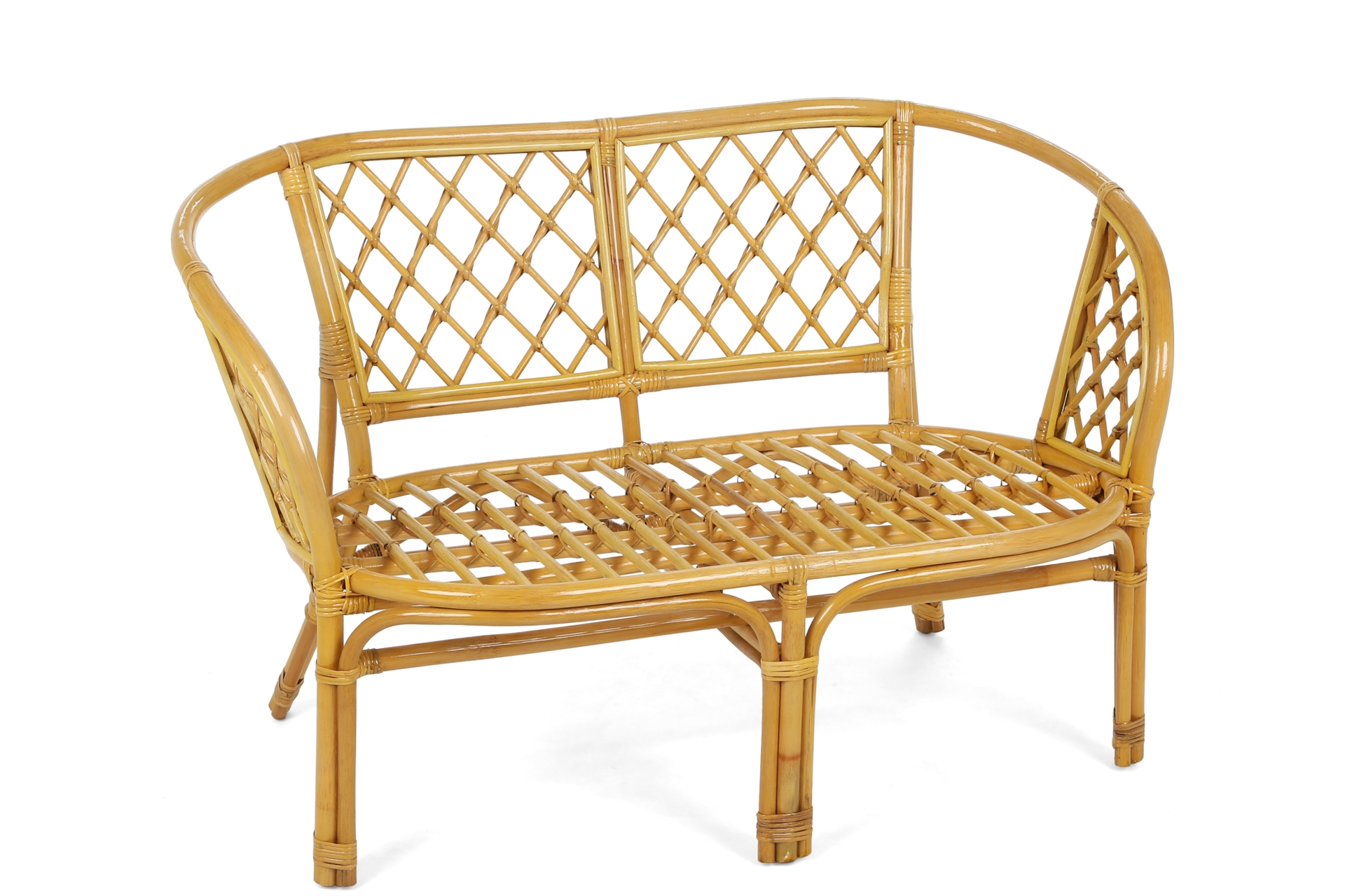 Meble ogrodowe rattanowe Bahama Honey / Cream 3+1