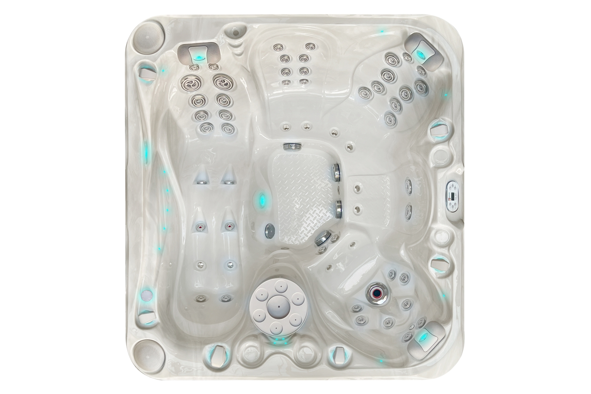 Wanna ogrodowa z hydromasażem Aquess Pleasure 5202 5-osobowa