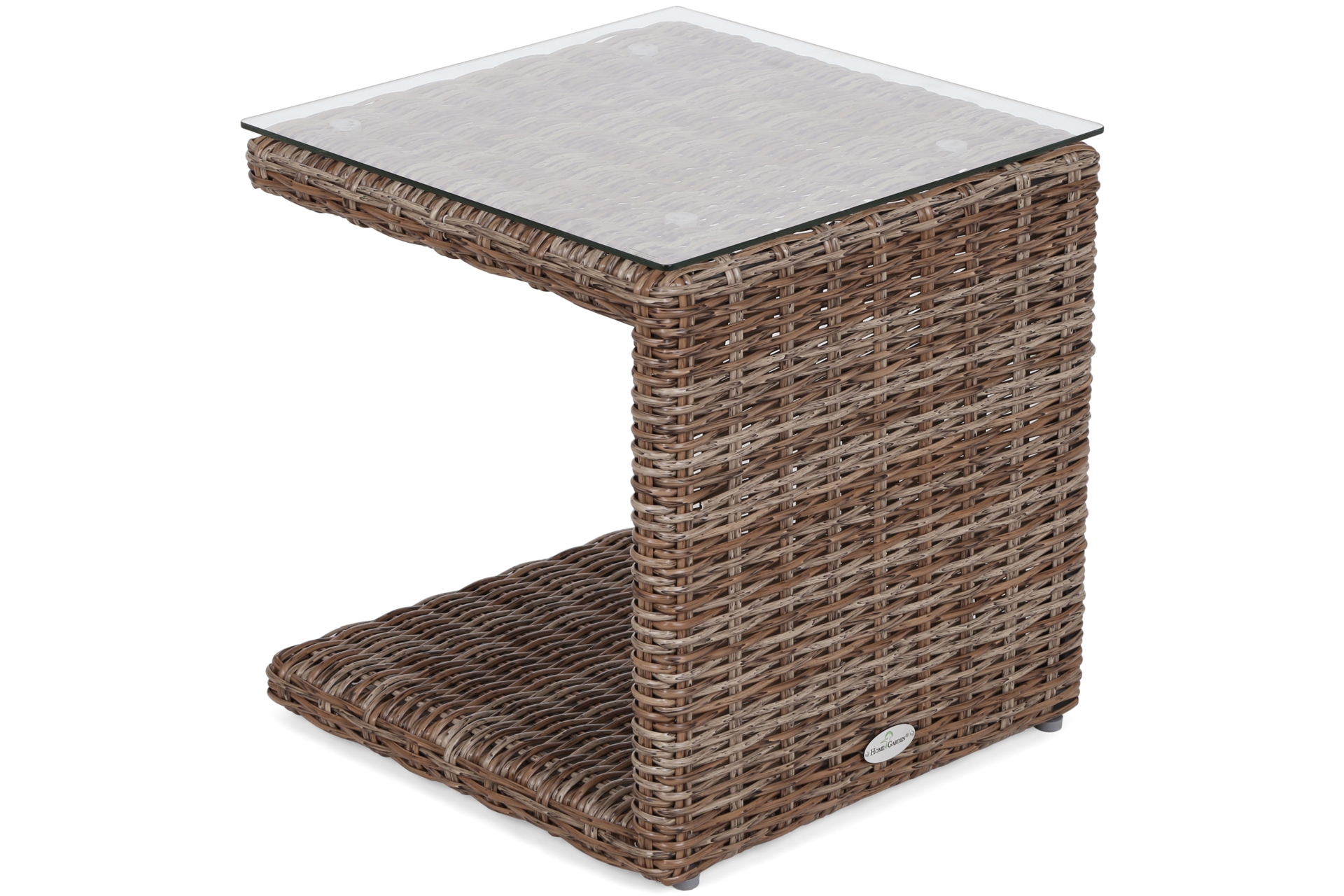 Zestaw leżaków ogrodowych z technorattanu Marbella Ginger / Brown Melange ze stolikiem