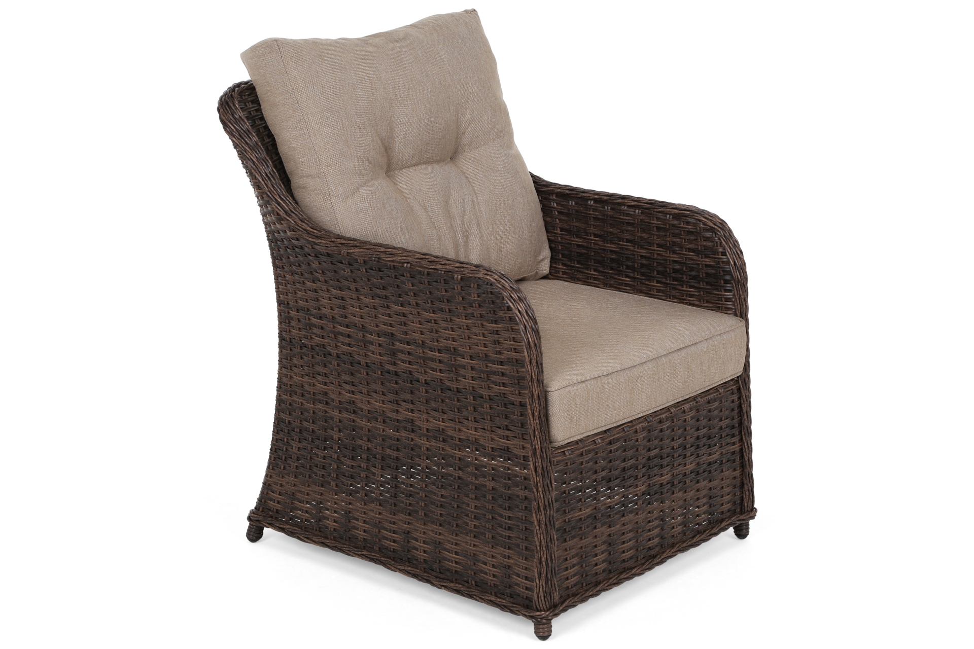 Meble ogrodowe technorattanowe Bergamo Brown Mat / Brown Melange