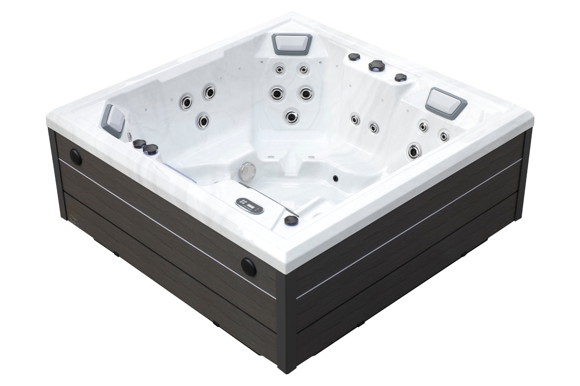 Wanna ogrodowa z hydromasażem Aquess Lunari 3101 3-osobowa