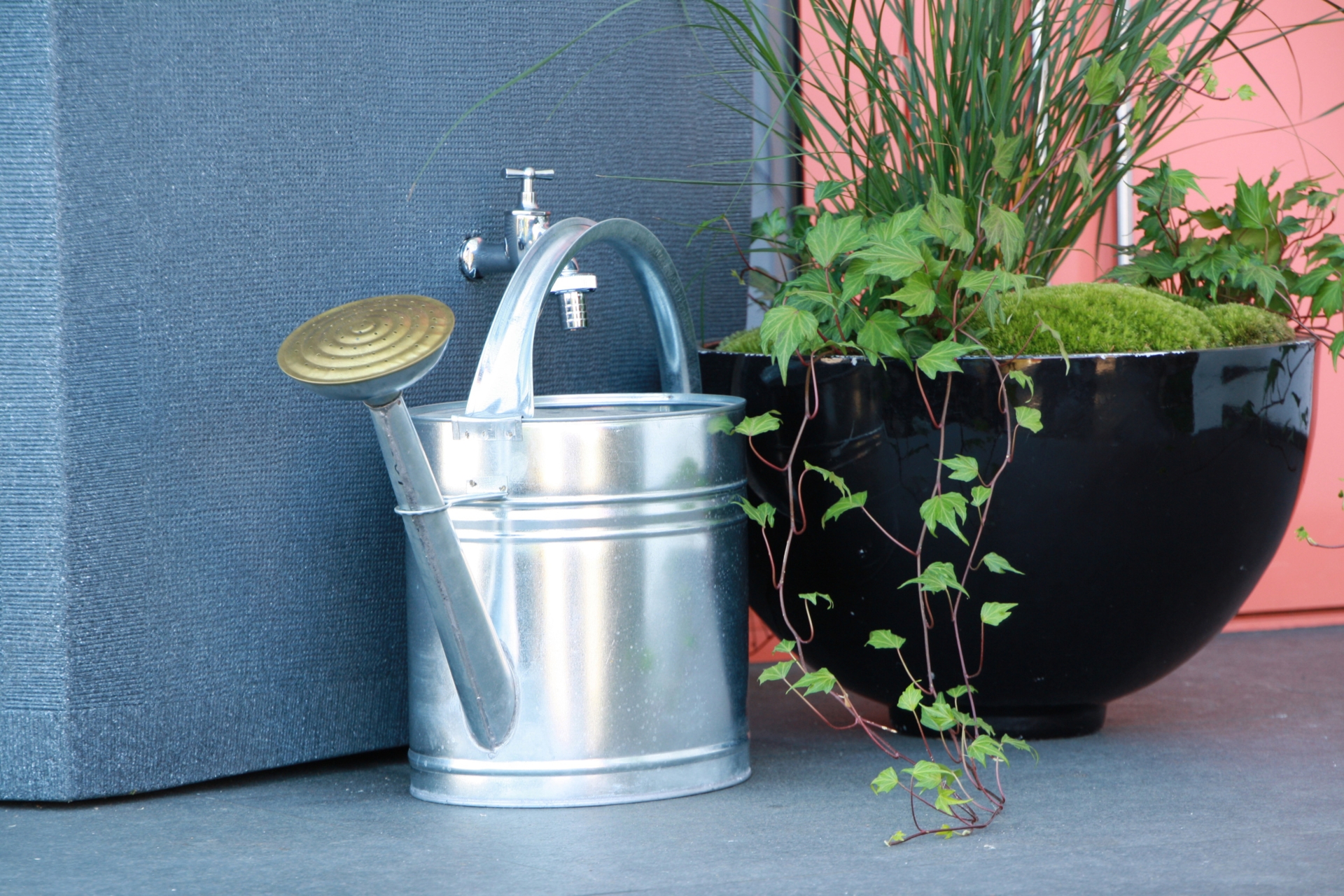 Zbiornik na deszczówkę MPI Noblesse 275 l czarny granit