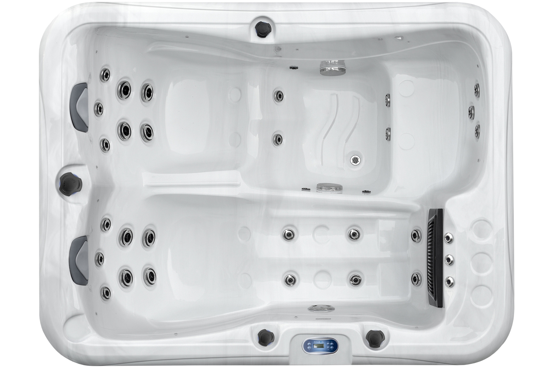 Wanna ogrodowa z hydromasażem Aquess Zenya 2201 3-osobowa