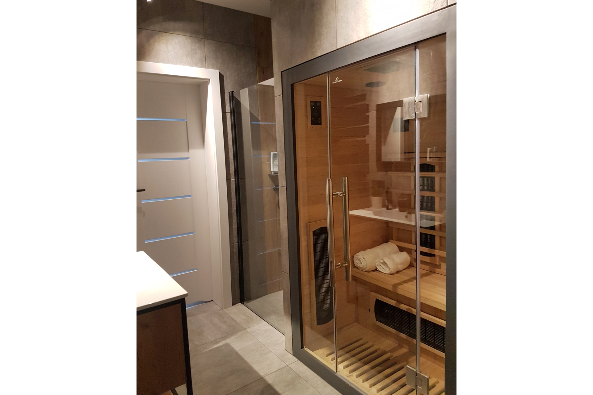 Sauna infrared Nordum Solea 2-osobowa biała