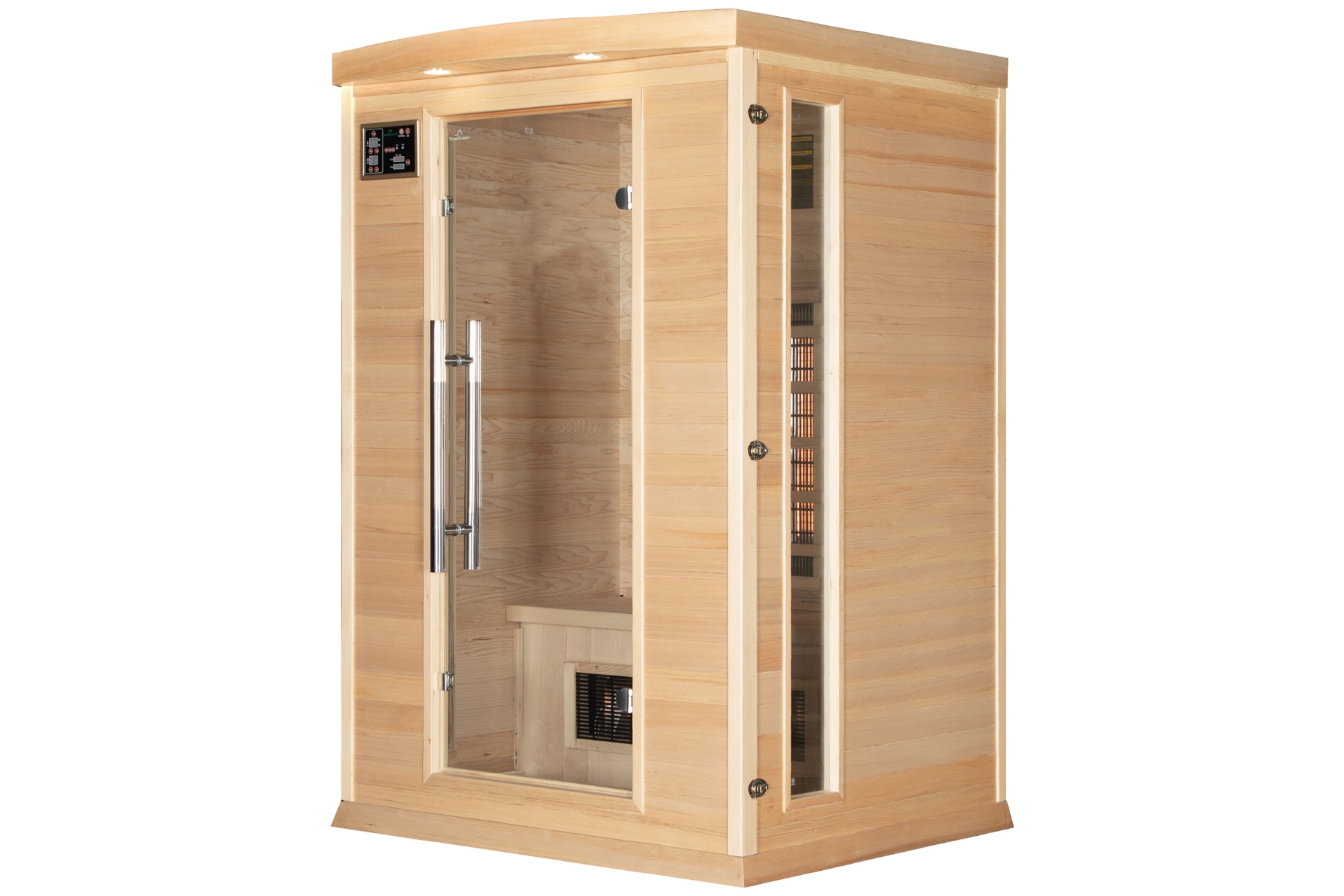 Sauna infrared DH2 z koloroterapią - 2 osobowa Sauna infrared DH2 Natural z koloroterapią 2-osobowa