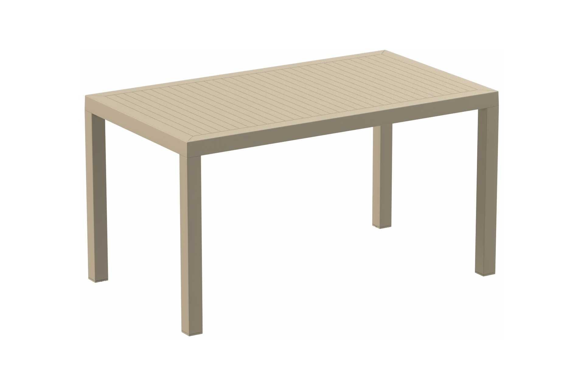 Meble ogrodowe Siesta Artemis Ares 140 cm Taupe 4+1