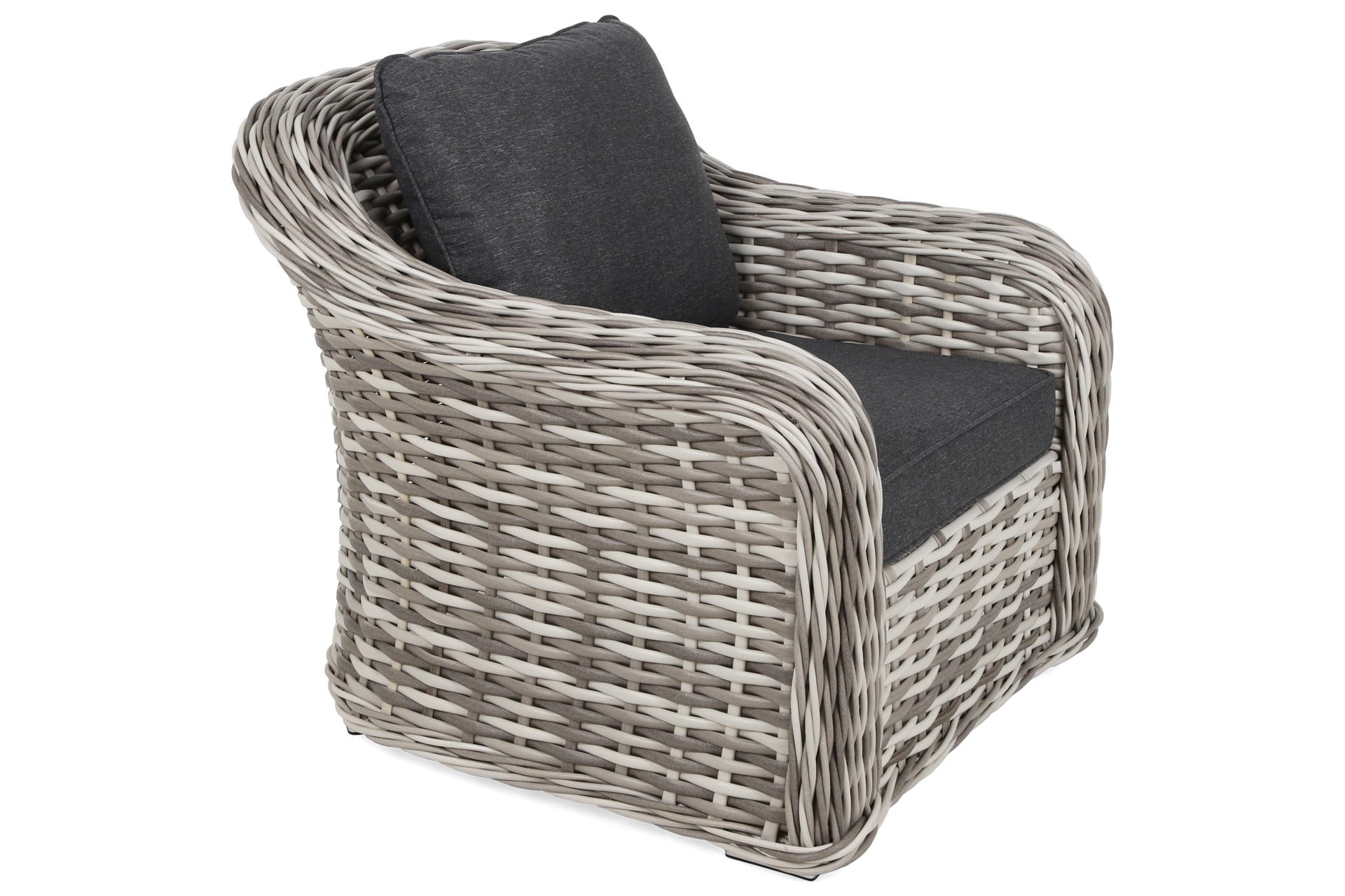 Meble ogrodowe technorattanowe Foggia Light Grey / Grey Melange