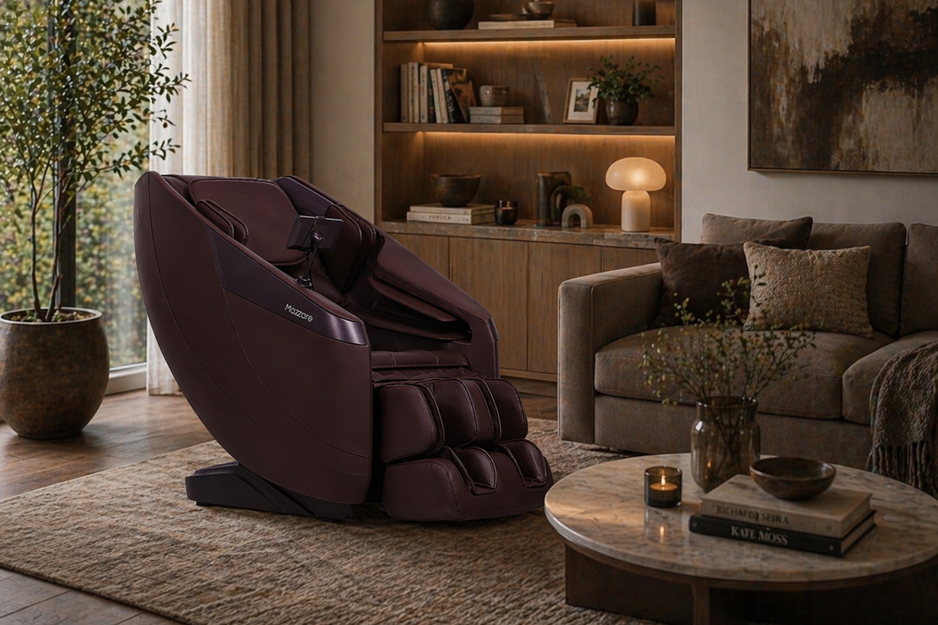 Fotel masujący Mazzare Harmony Brown