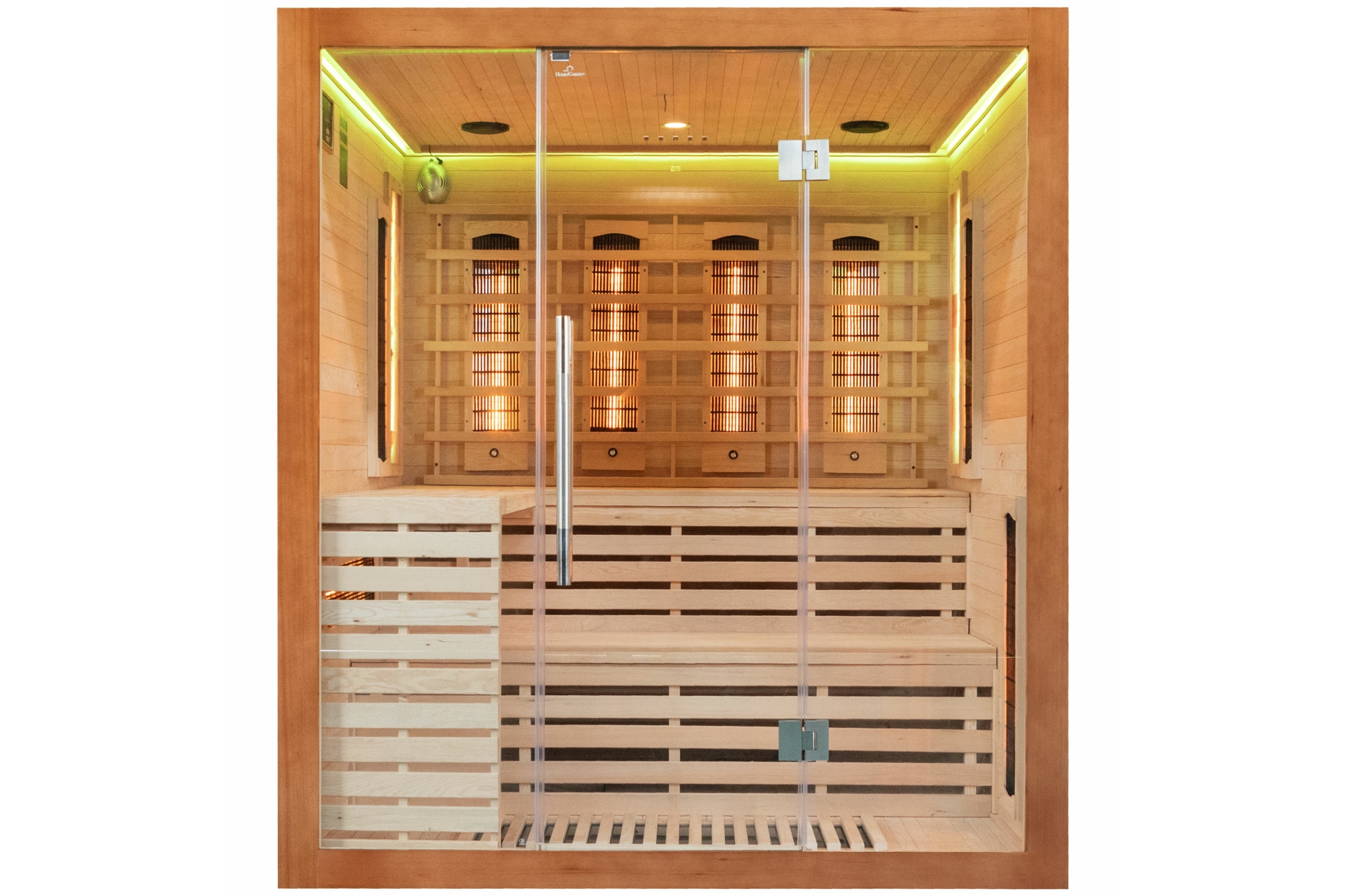 Sauna infrared Nordum Solea 4-osobowa Smart brązowa