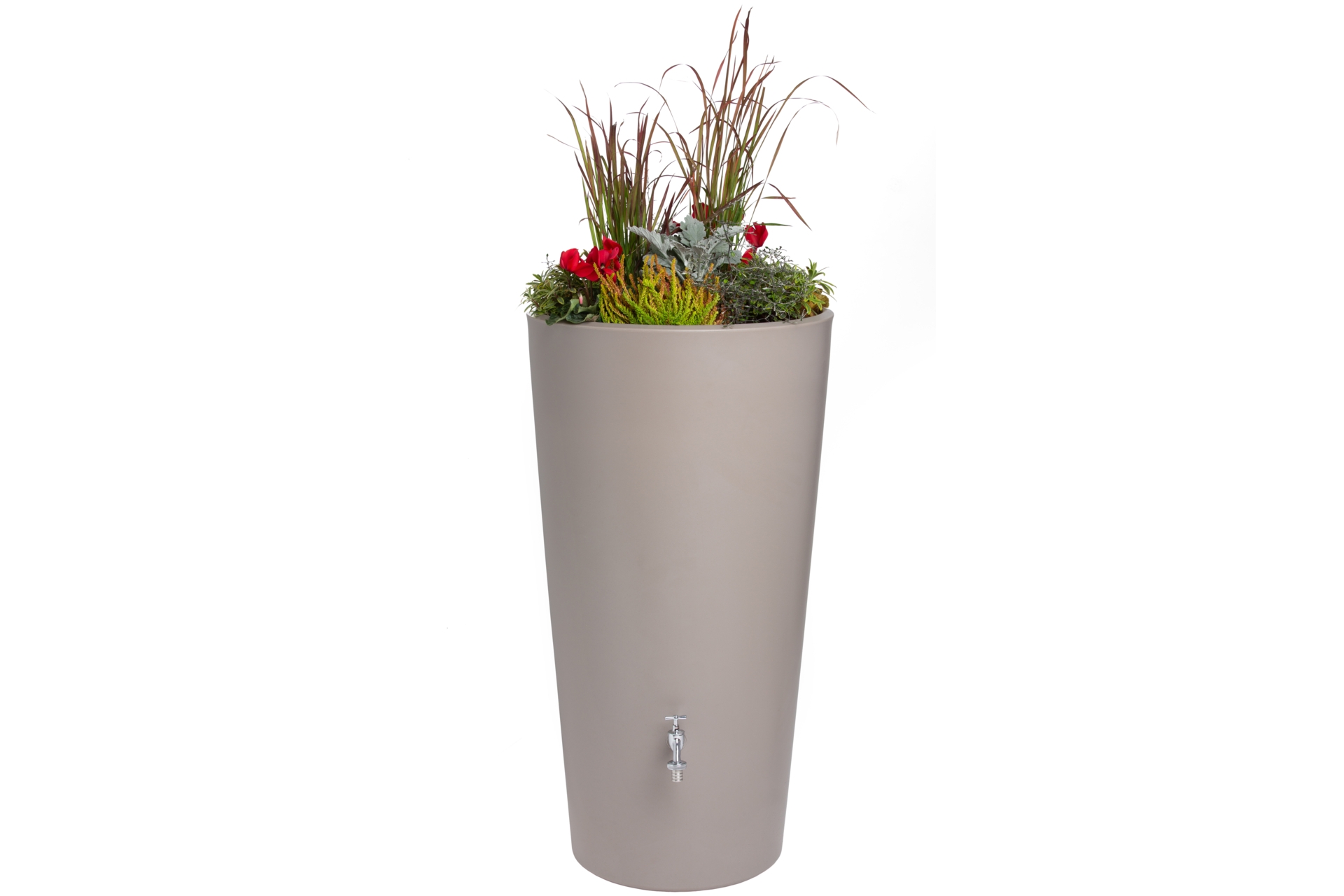Zbiornik na deszczówkę MPI Rainbowl Flower 150 l szary