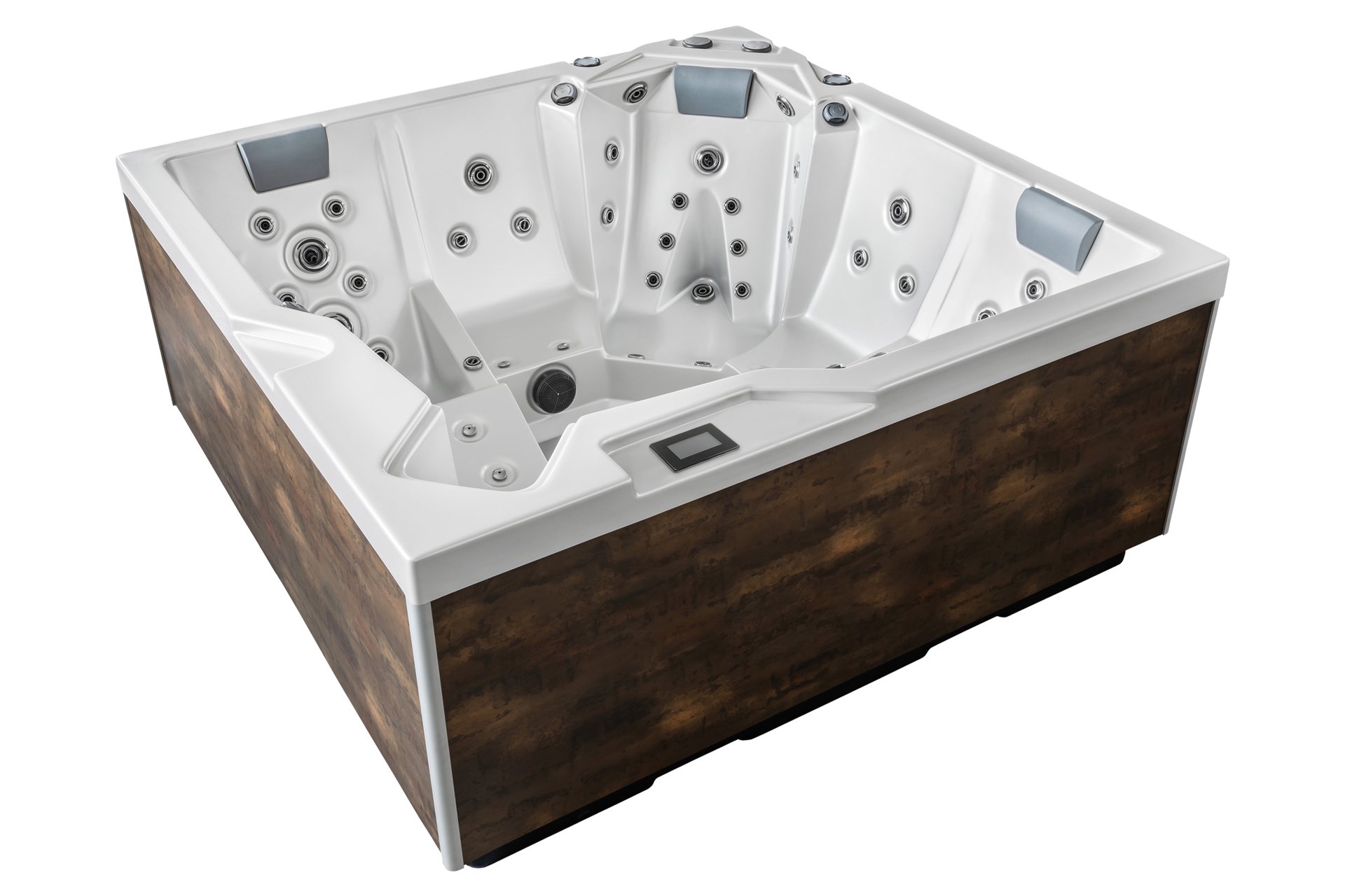 Wanna z hydromasażem Hanscraft Onyx Oka4 - dla 5 osób - dwie pompy do masażu Wanna ogrodowa z hydromasażem Hanscraft Onyx Oka4