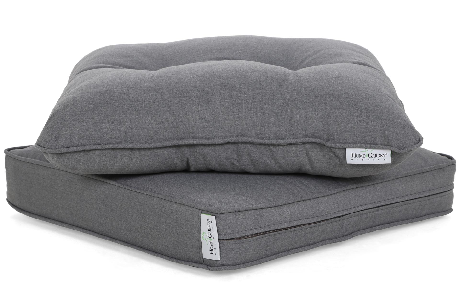 Narożny zestaw mebli ogrodowych lewy California White / Grey - biały - dla 8 osób Narożny zestaw mebli ogrodowych lewy California White / Grey