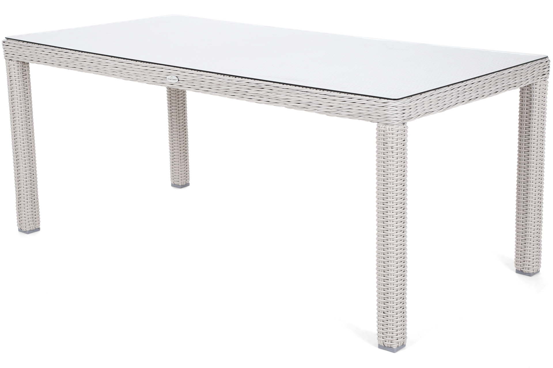 Meble ogrodowe technorattanowe Bristol 180 cm White / Grey 6+1