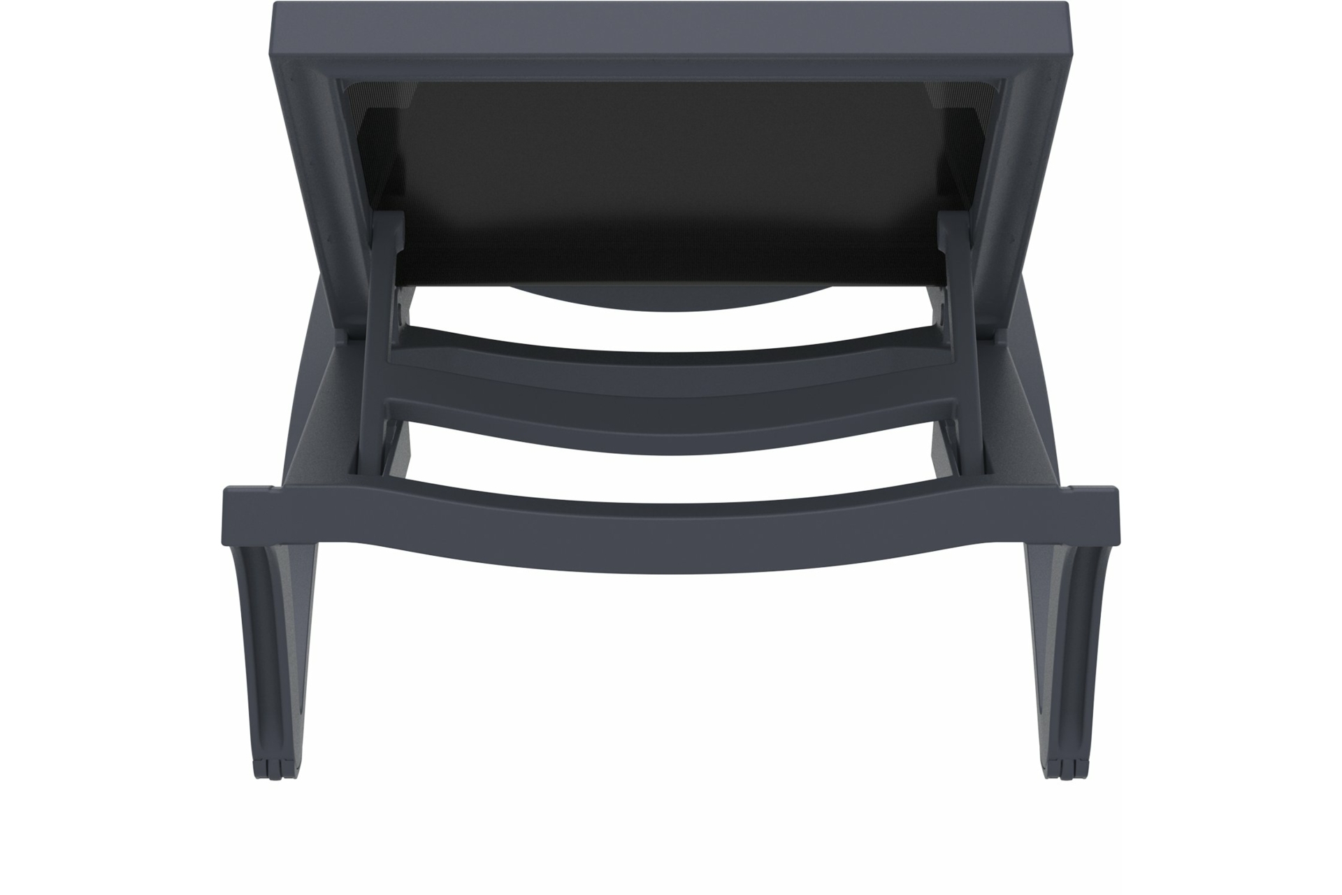 Leżak ogrodowy Siesta Pacific Dark Grey / Black