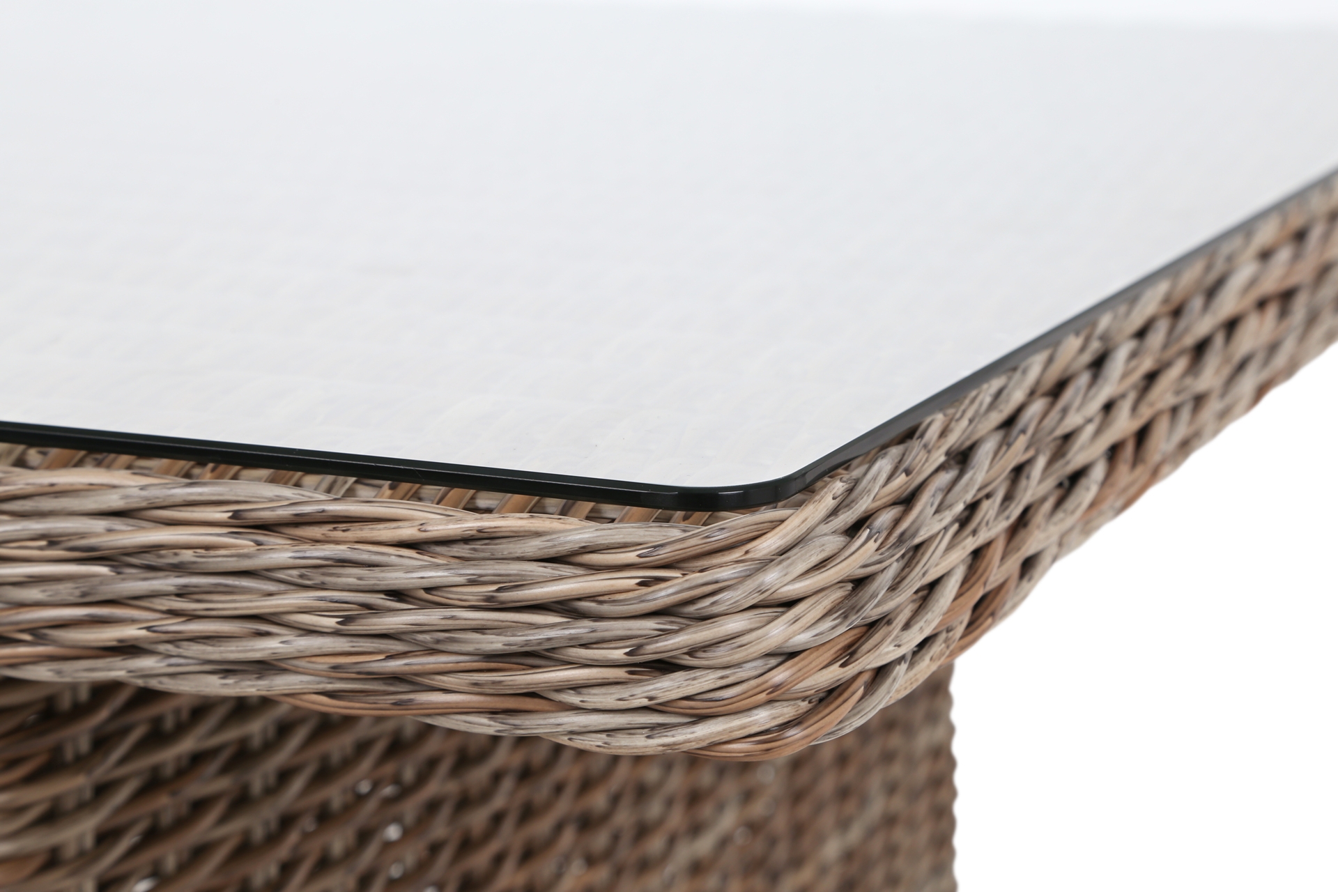 Narożny zestaw mebli ogrodowych prawy California Ginger / Brown Melange