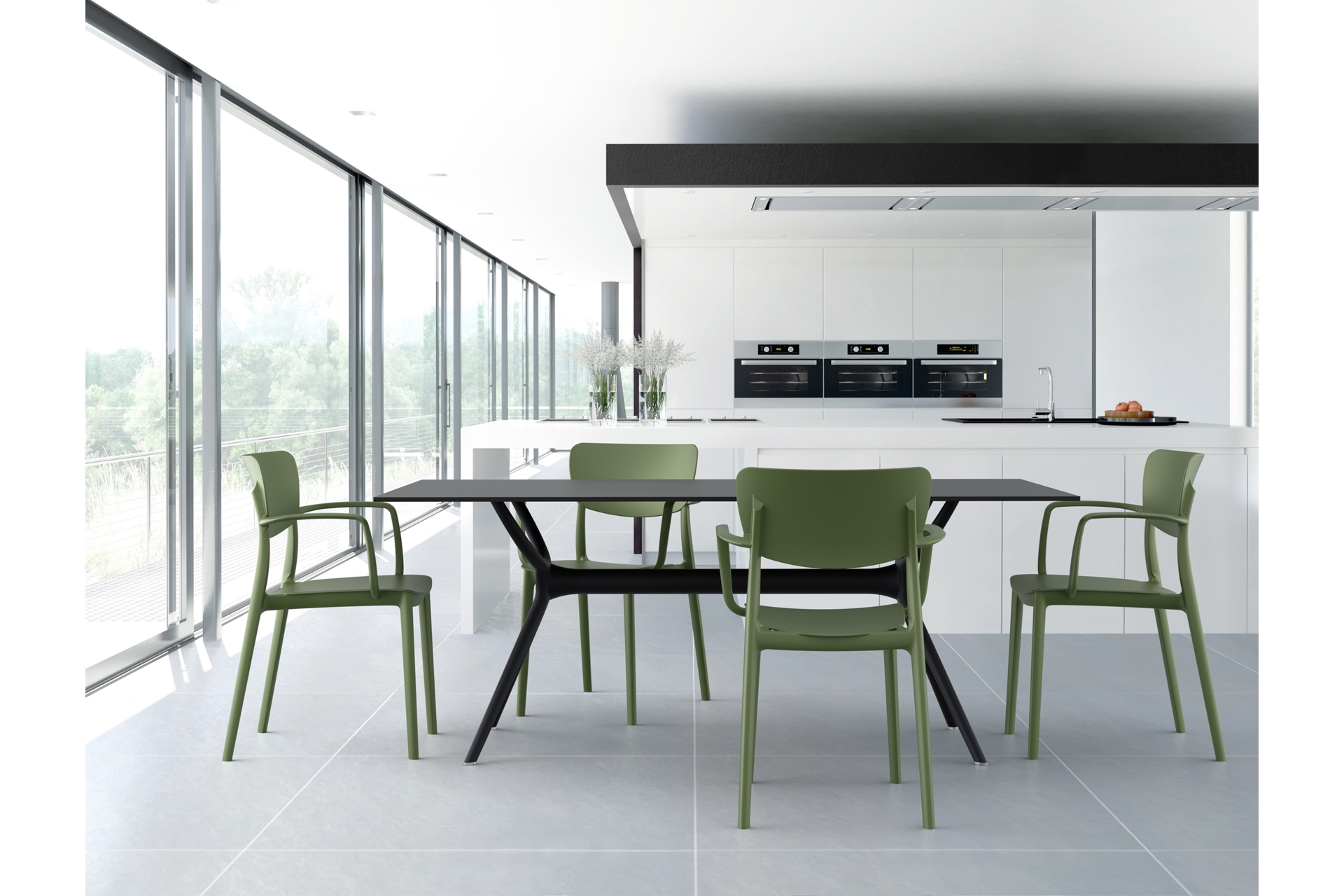 Krzesło Siesta Lisa Dark Grey