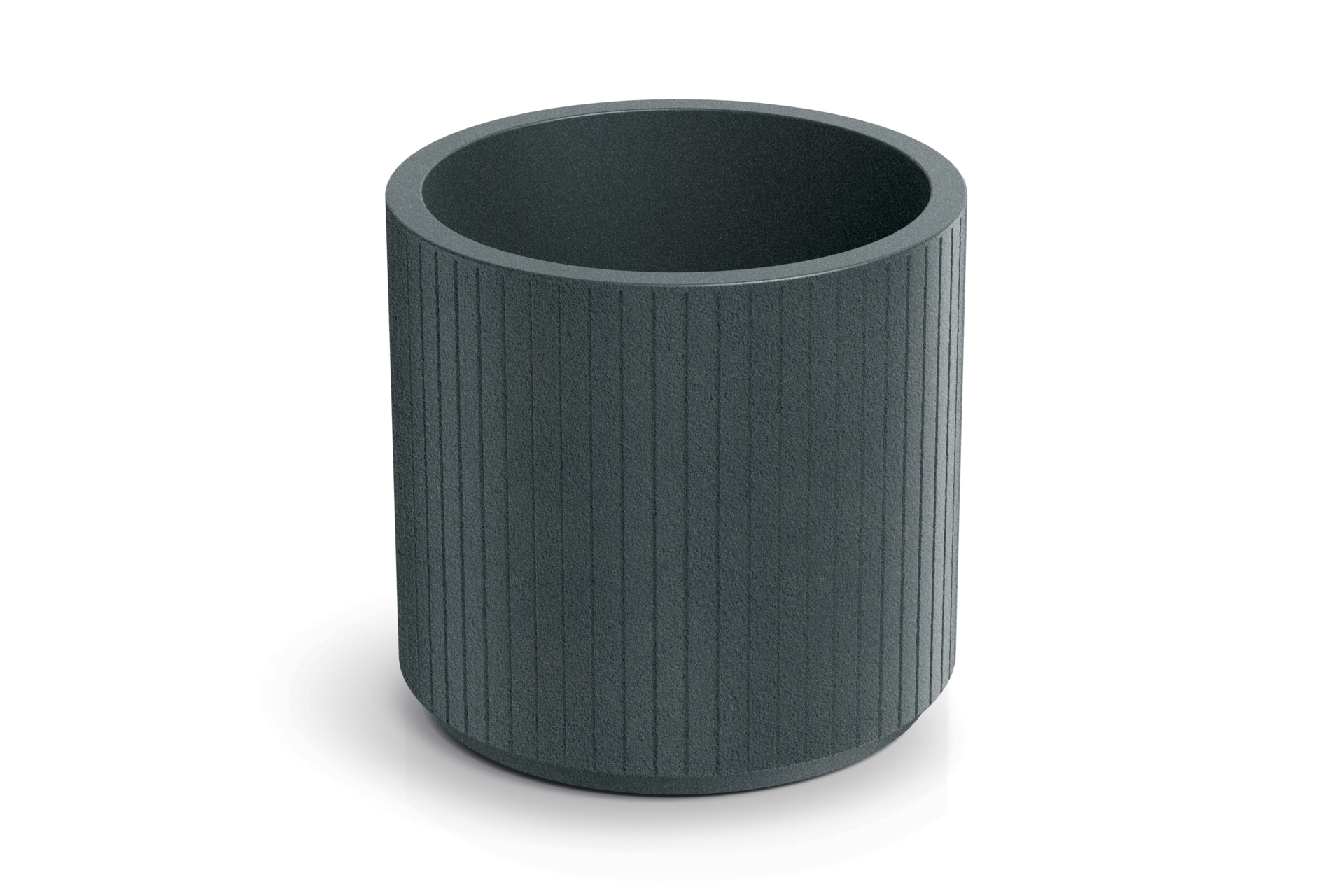 Donica ogrodowa Coro Round Graphite 19 l