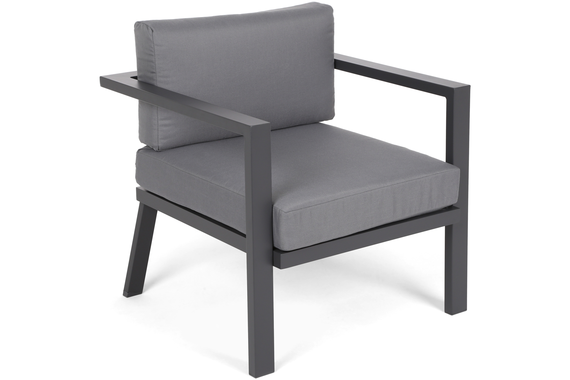 Narożne meble ogrodowe aluminiowe Miami Grey / Window Grey