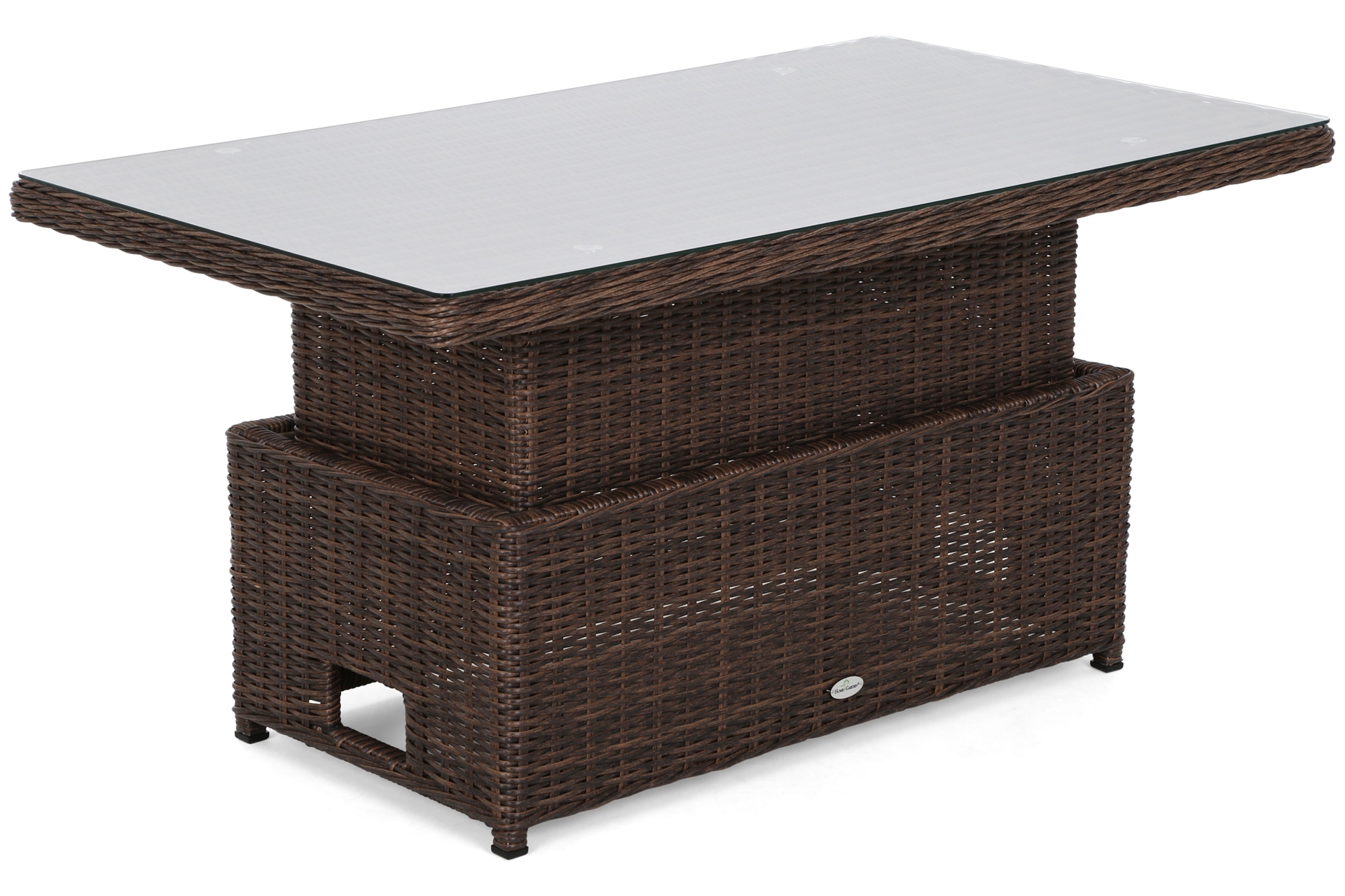 Meble ogrodowe technorattanowe Memfis Brown Mat / Brown Melange