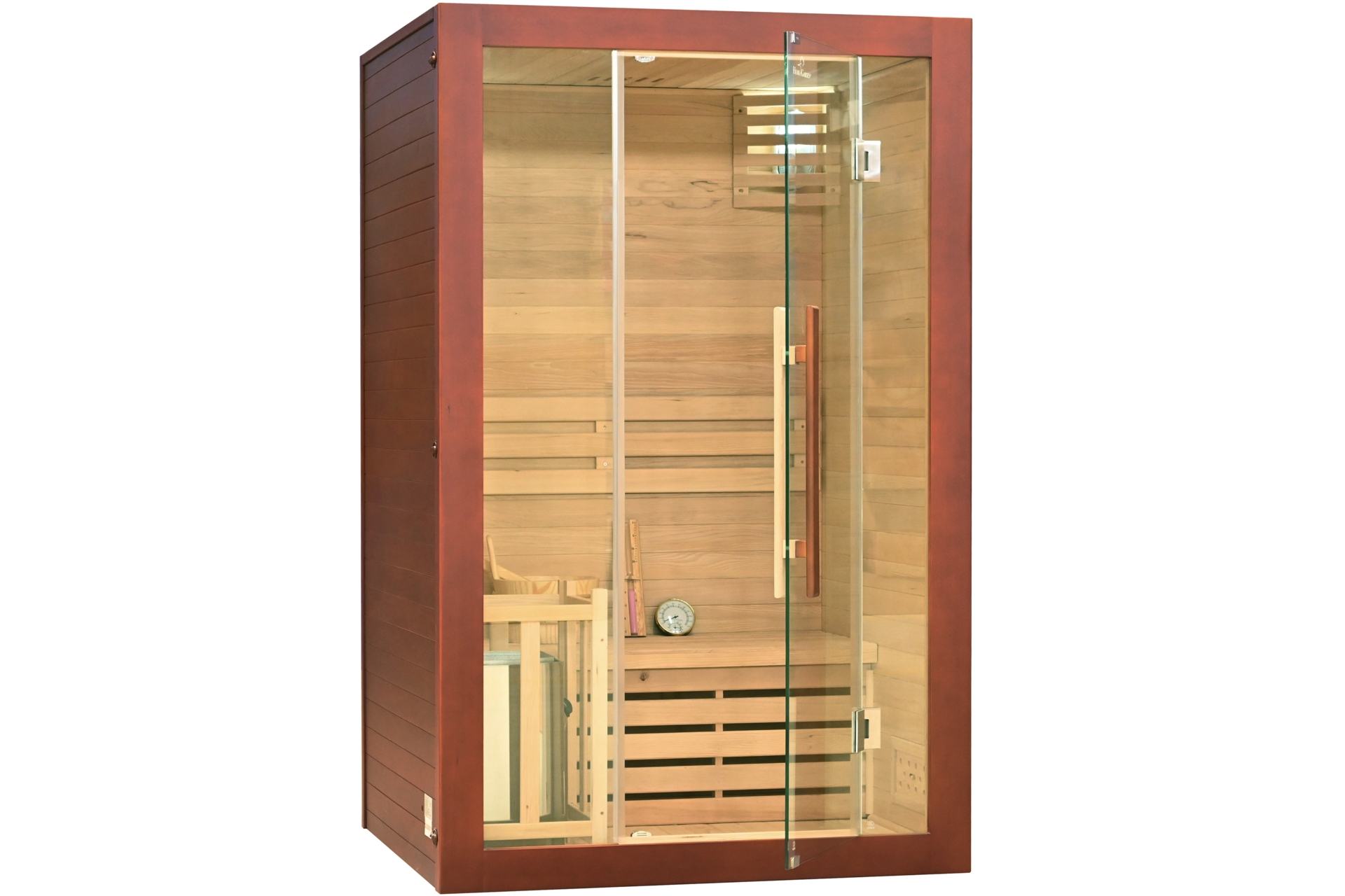 Sauna fińska Nordum Basic 2-osobowa brązowa