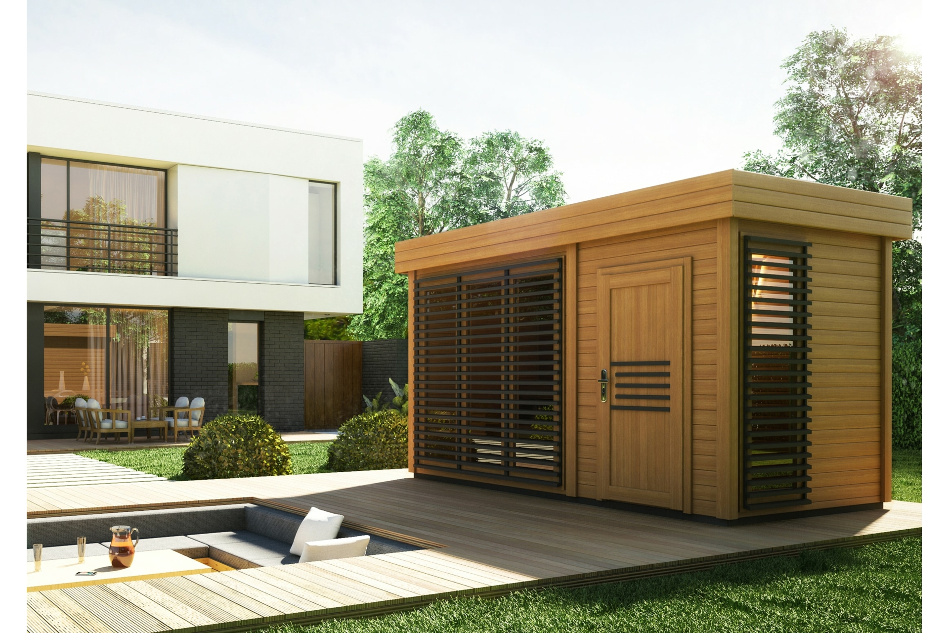 Sauna fińska zewnętrzna Azalia Sauna fińska zewnętrzna Megiw Azalia