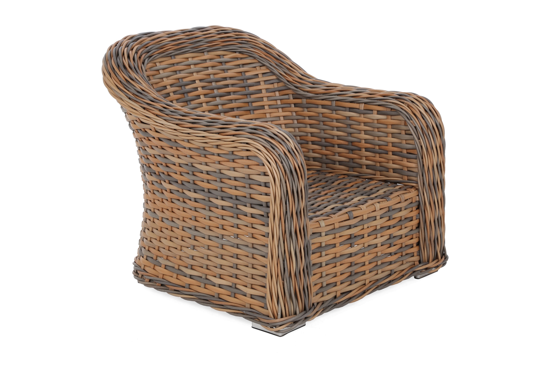 Meble ogrodowe technorattanowe Foggia Flex Ginger Melange / Dark Grey