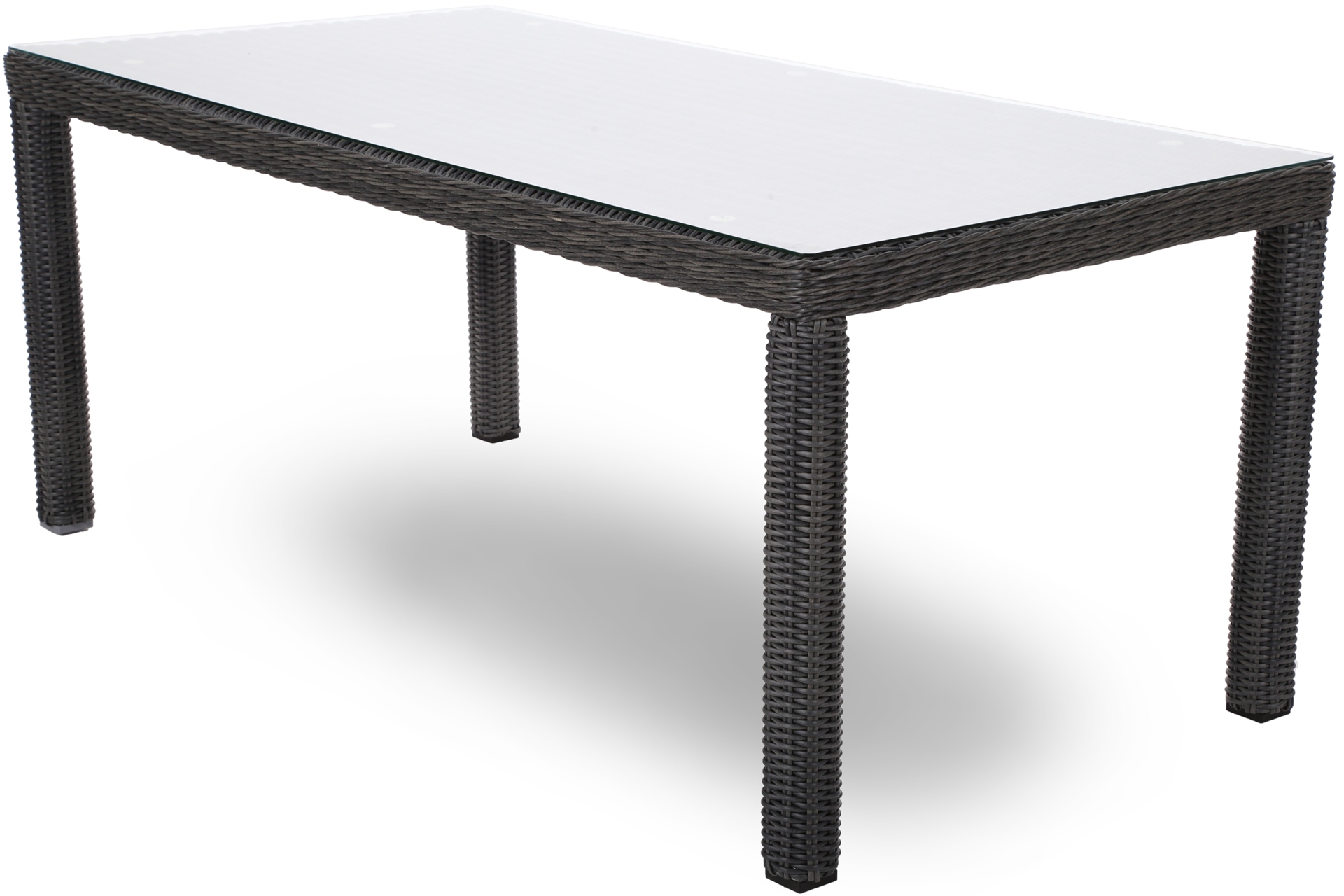 Meble ogrodowe technorattanowe Bristol 180 cm Grey / Grey Melange 6+1