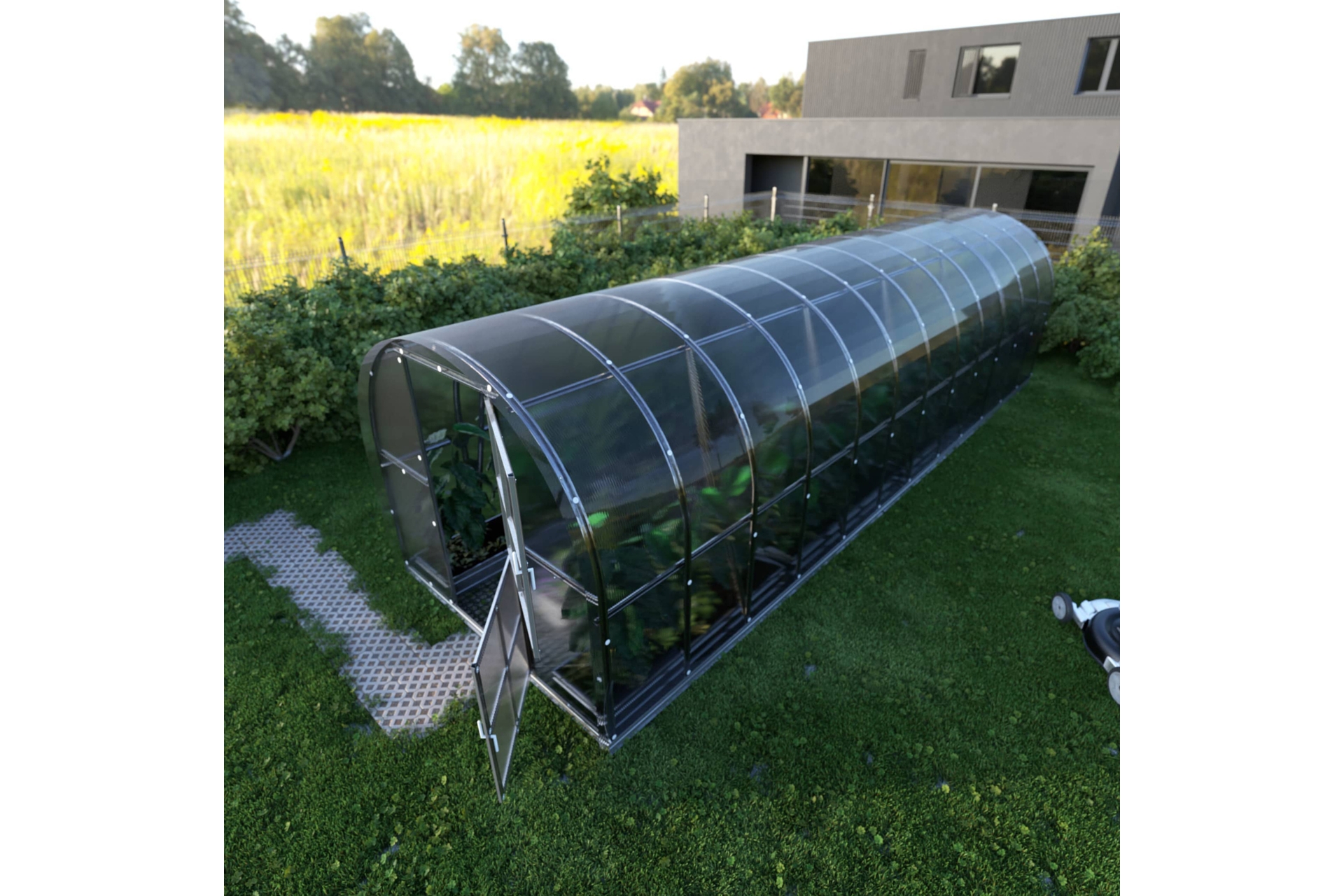 Szklarnia ogrodowa z poliwęglanu Terplant Comfort Plus 3x8 m