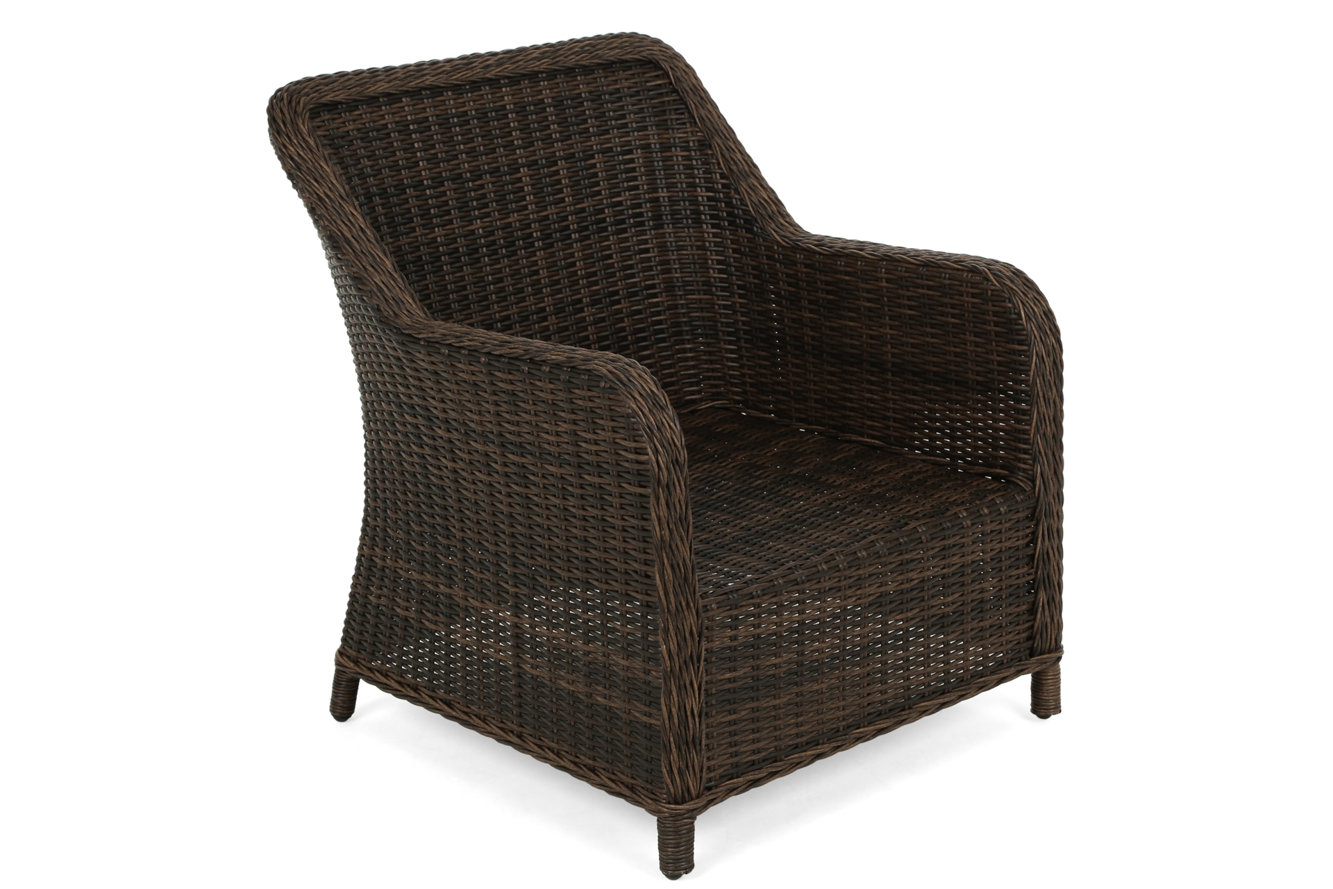 Narożne meble ogrodowe technorattanowe Windsor Brown Mat / Brown Melange