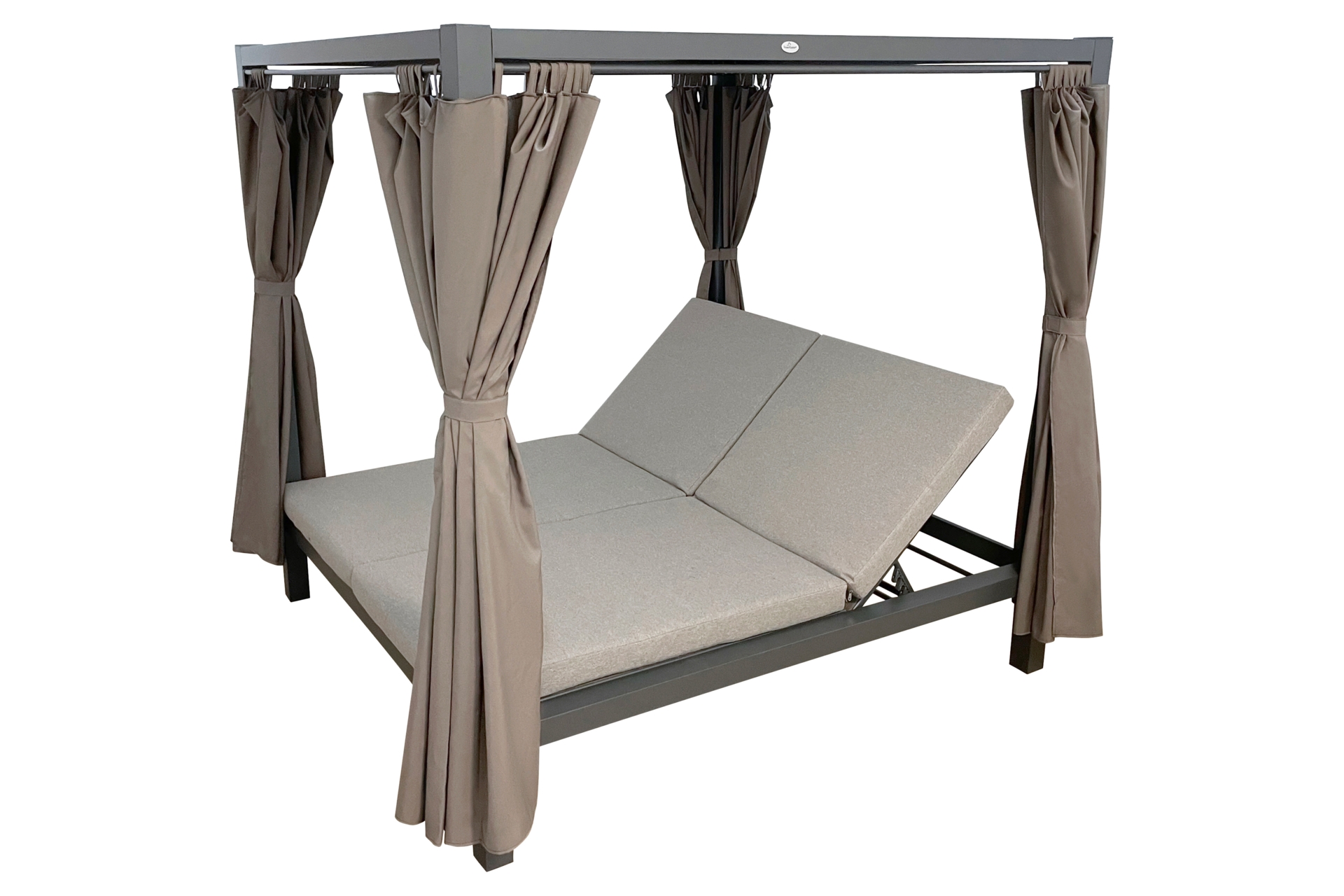 Łóżko ogrodowe Bali Grey / Brown Melange