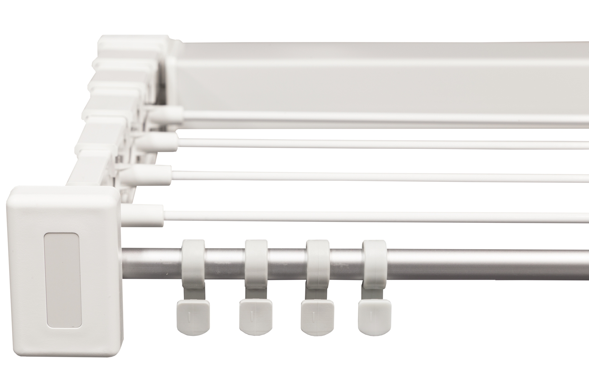 Suszarka ścienna na pranie Stewi Teleskop Prestige 70 cm White - biała - składana Suszarka ścienna na pranie Stewi Teleskop Prestige 70 cm White