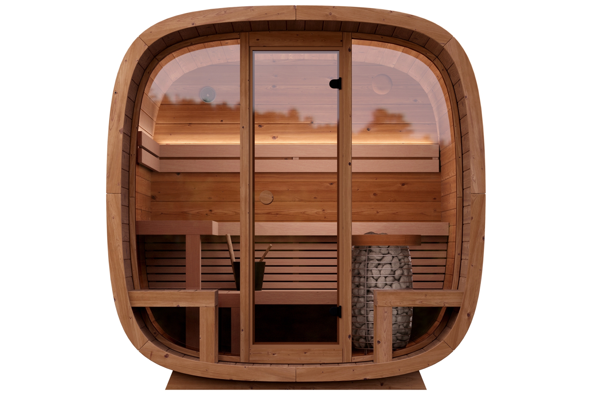 Sauna fińska zewnętrzna Leil® Saunas Dice Comfy 2.0 4-osobowa