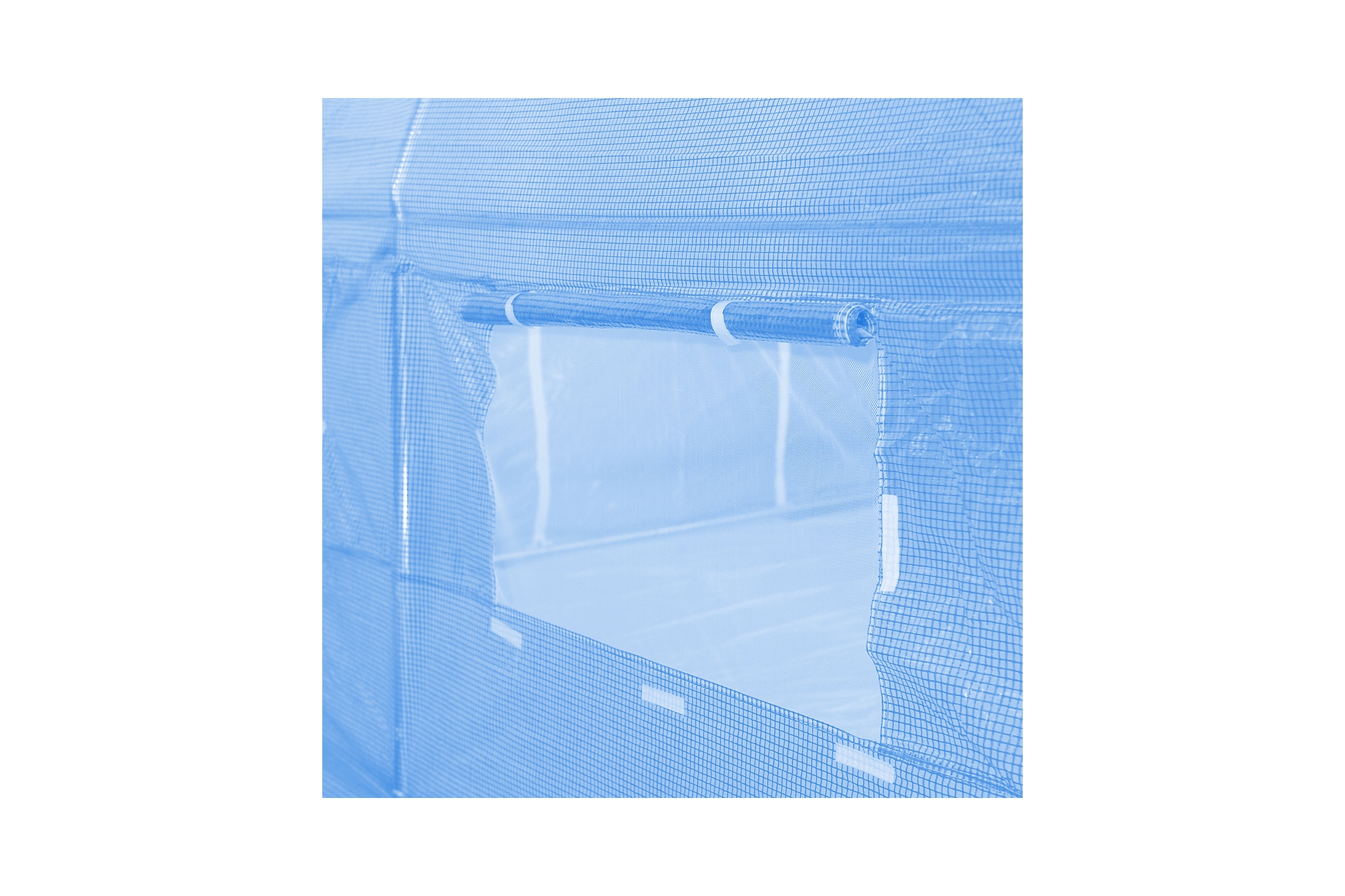 Tunel foliowy 200 x 350 cm (7 m²) stelaż + folia niebieska