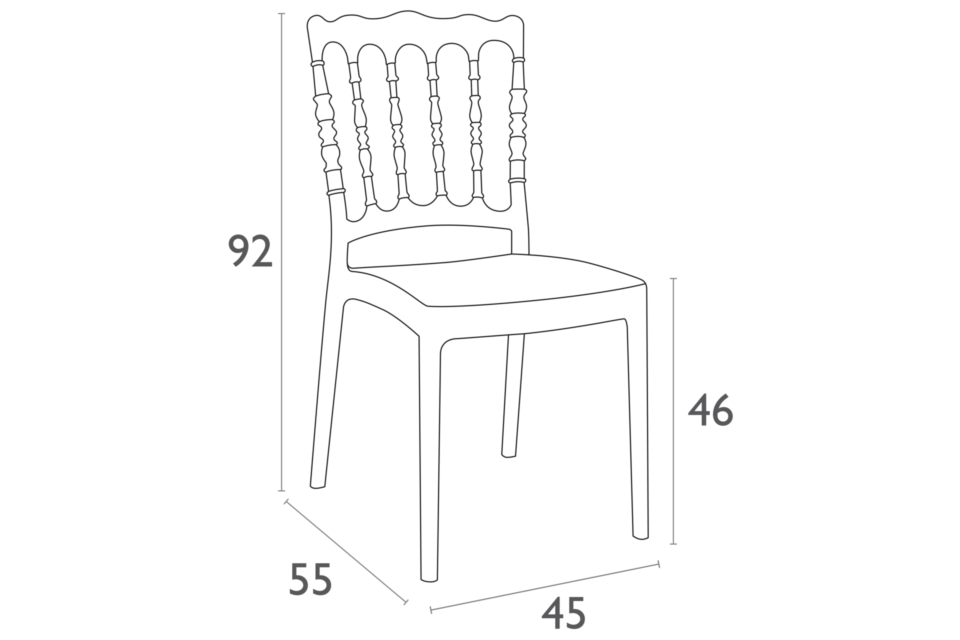 Krzesło Siesta Napoleon Gold