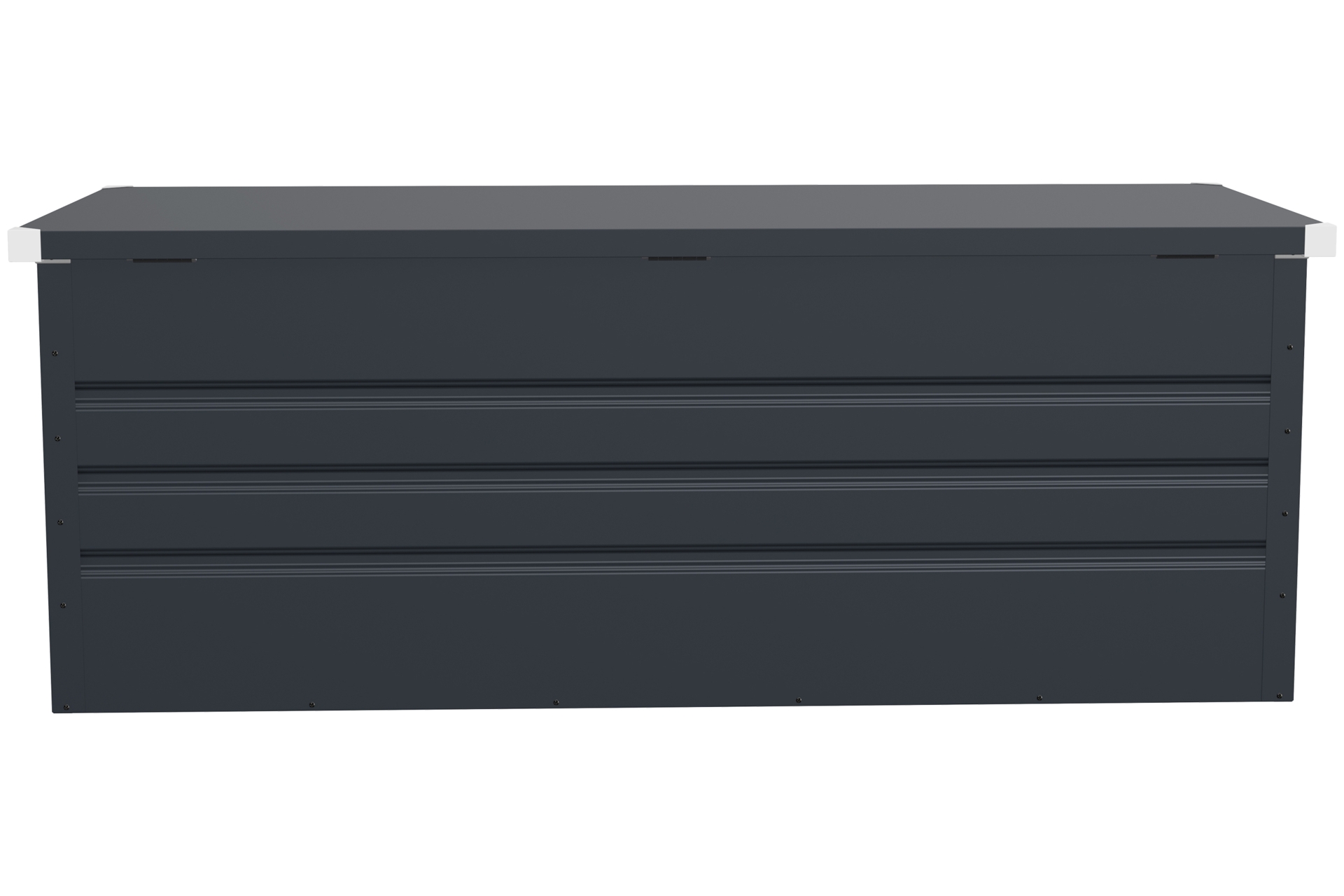 Skrzynia ogrodowa Goteborg XL Grey - szara - metalowa Skrzynia ogrodowa Goteborg XL Grey