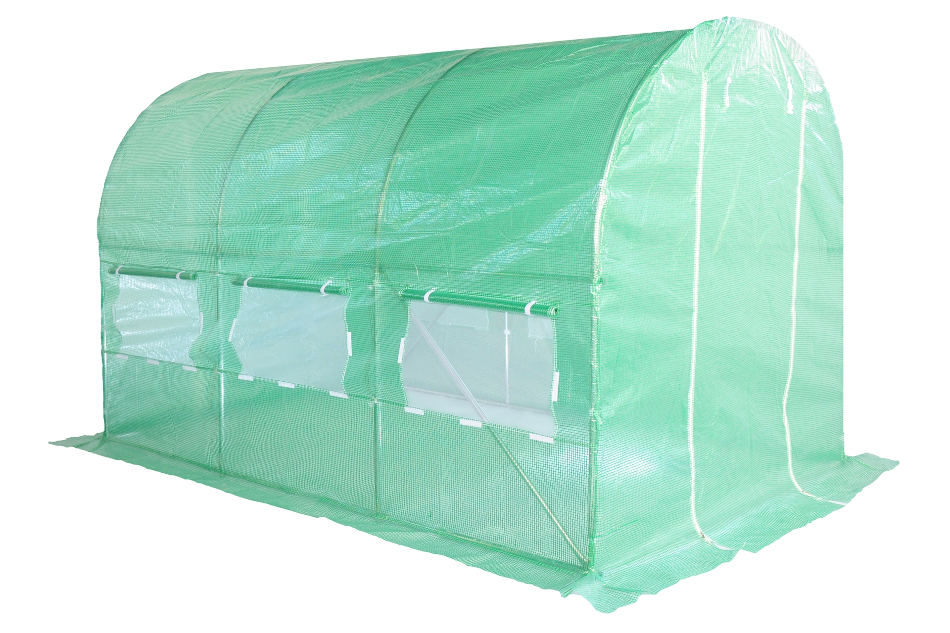 Tunel foliowy 2x3,5 m wzmocniony zielony