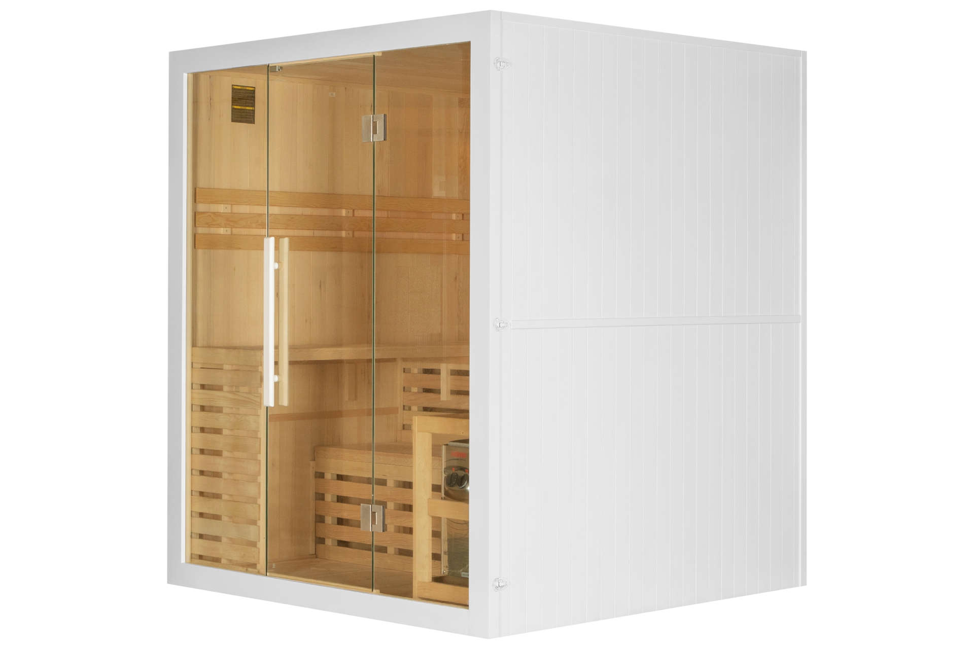 Sauna fińska EA4 White z piecem 4-osobowa