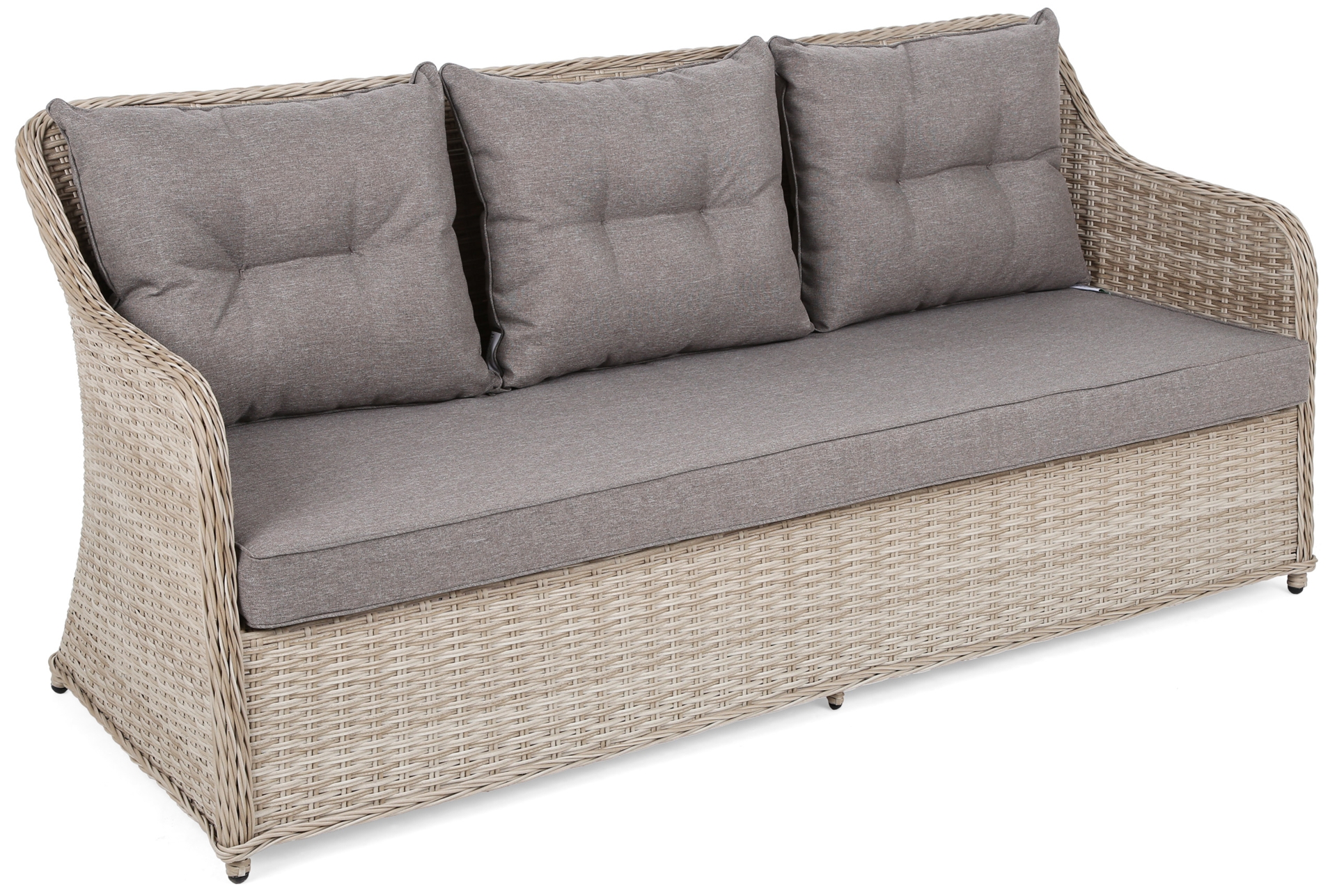 Meble ogrodowe technorattanowe Bergamo Elegant Beige / Beige Melange